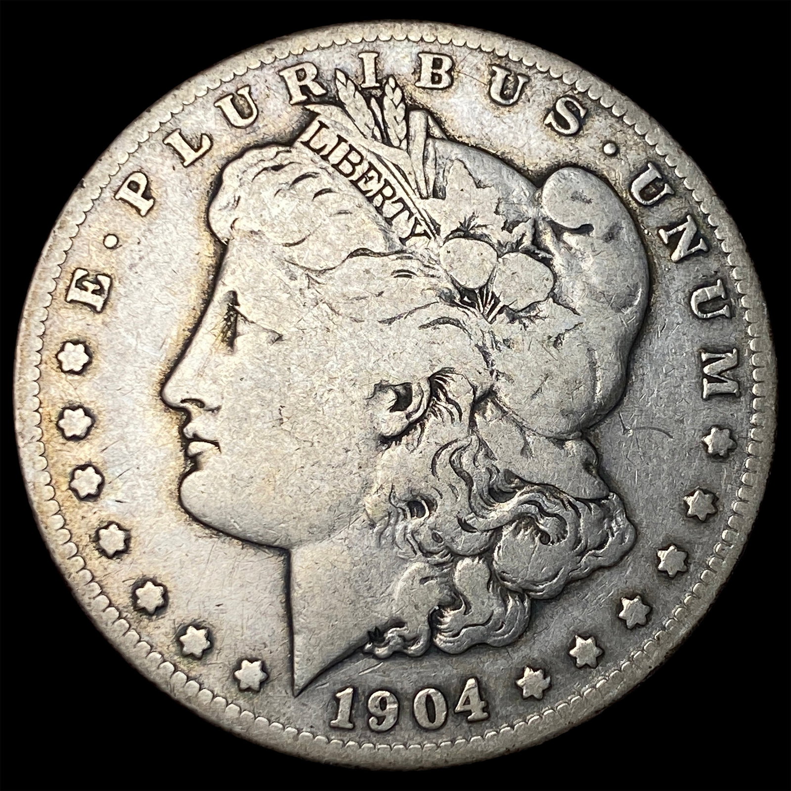 1904-S Silver Morgan Dollar NICELY CIRCULATED: 1904-S Silver Morgan Dollar NICELY CIRCULATED