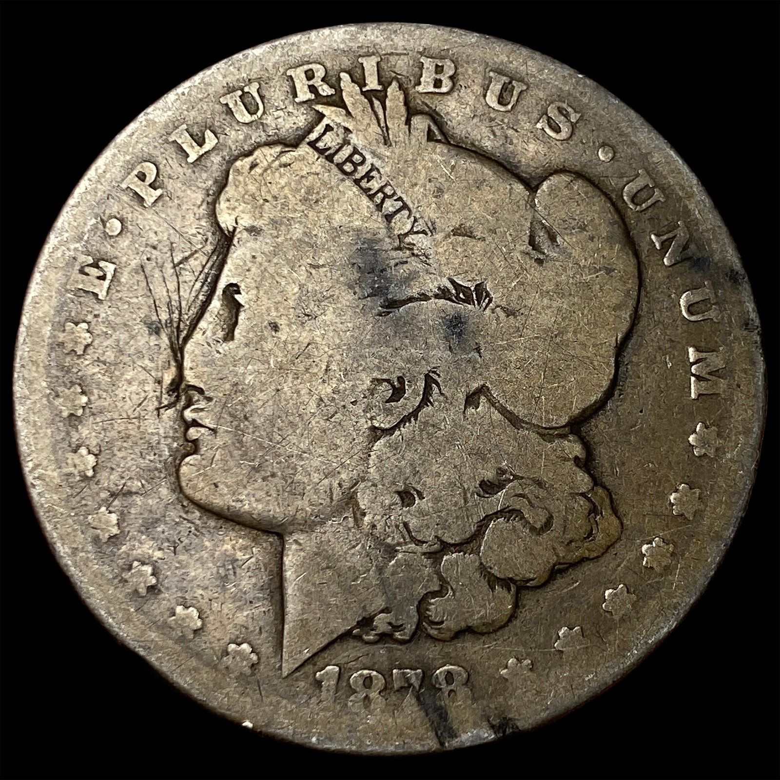 1878-S Silver Morgan Dollar NICELY CIRCULATED: 1878-S Silver Morgan Dollar NICELY CIRCULATED