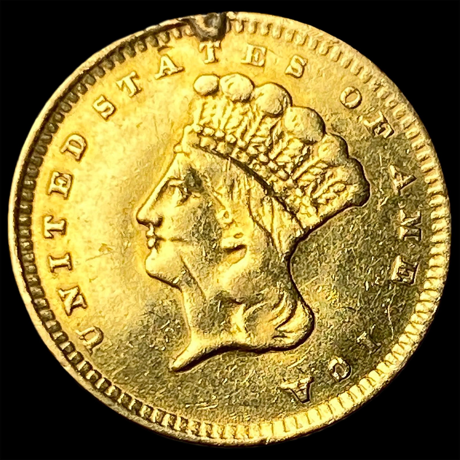 1856 Gold $1 Indian Head Type 2 HIGH GRADE: 1856 Gold $1 Indian Head Type 2 HIGH GRADE