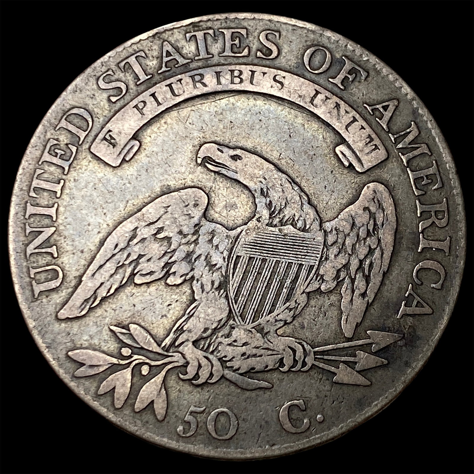 1807 Silver Capped Bust Half Dollar LIGHTLY CIRCULATED - 2