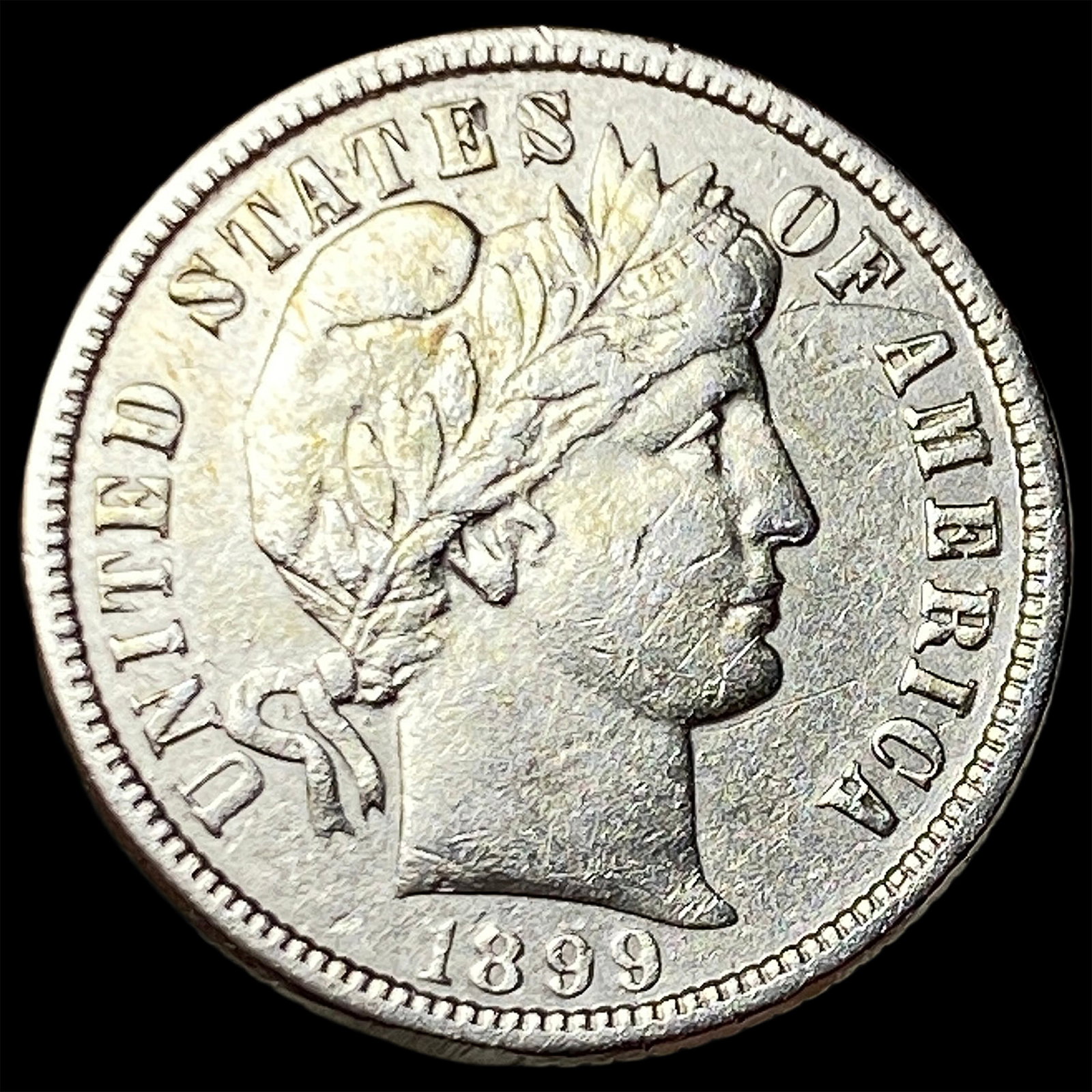 1899-O Silver Barber Dime UNCIRCULATED: 1899-O Silver Barber Dime UNCIRCULATED