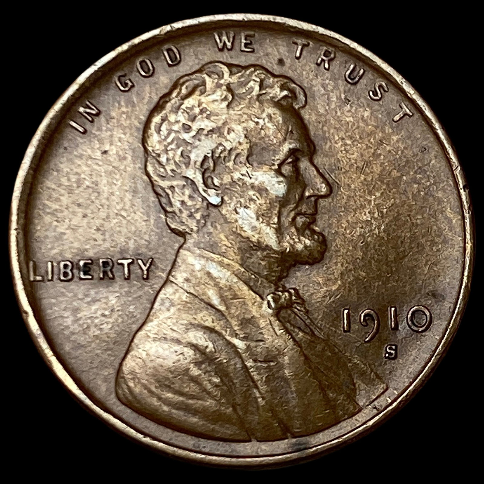 1910-S Lincoln Wheat Cent CHOICE AU (1 of 2)