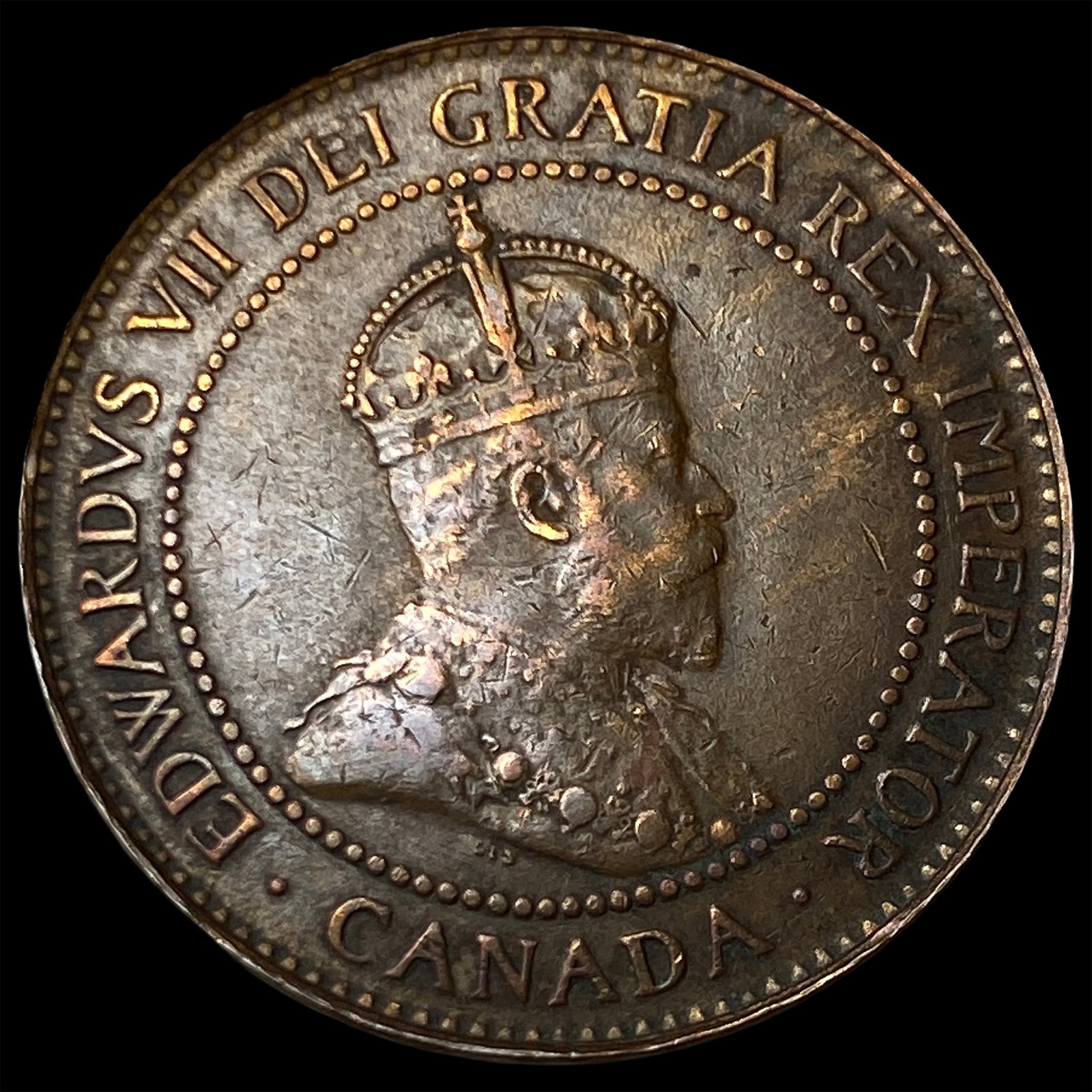 1906 Canada Bronze 1 Cent CLOSELY UNCIRCULATED: 1906 Canada Bronze 1 Cent CLOSELY UNCIRCULATED