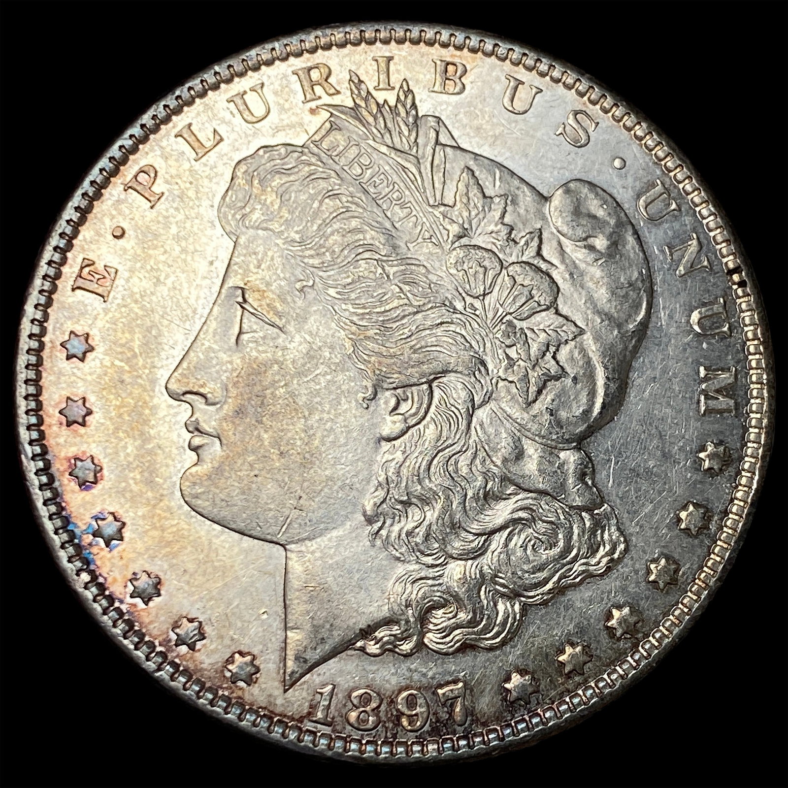 1897 Morgan Silver Dollar CLOSELY UNCIRCULATED: 1897 Morgan Silver Dollar CLOSELY UNCIRCULATED