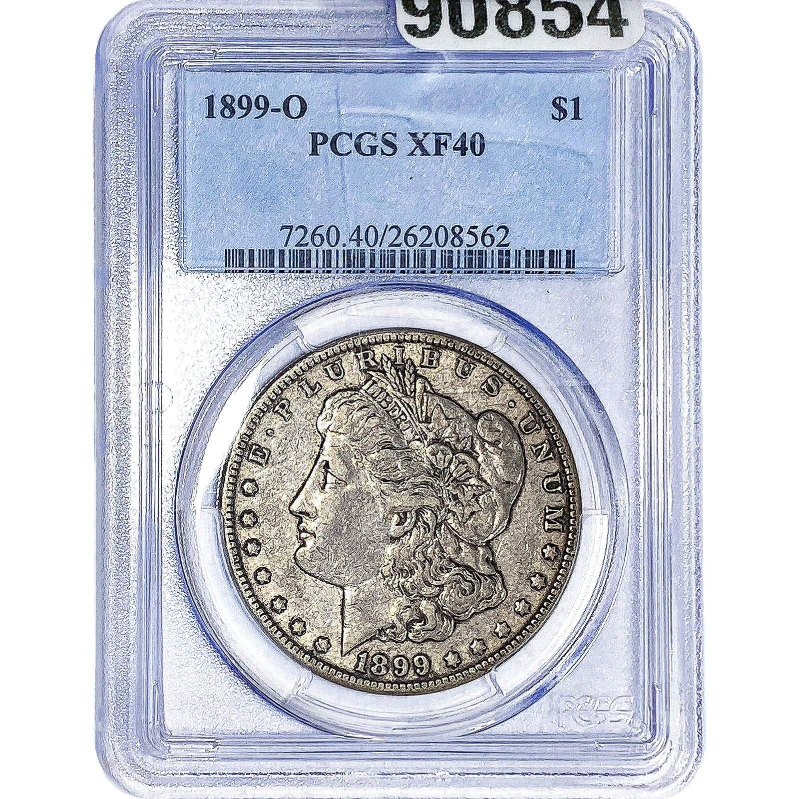 1899-O Morgan Silver Dollar PCGS XF40: 1899-O Morgan Silver Dollar PCGS XF40