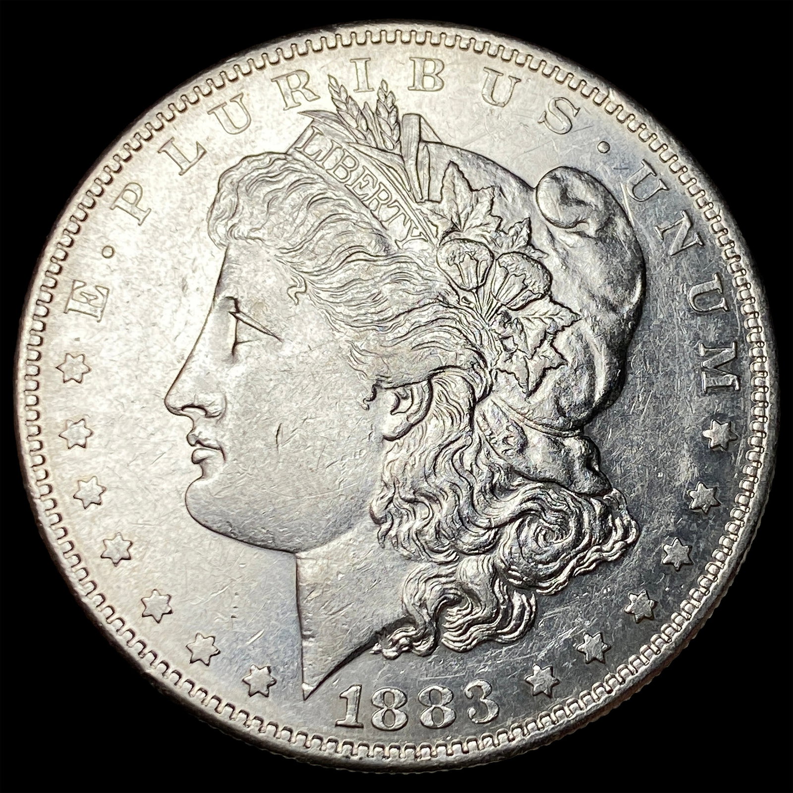 1883-S Silver Morgan Dollar CLOSELY UNCIRCULATED: 1883-S Silver Morgan Dollar CLOSELY UNCIRCULATED