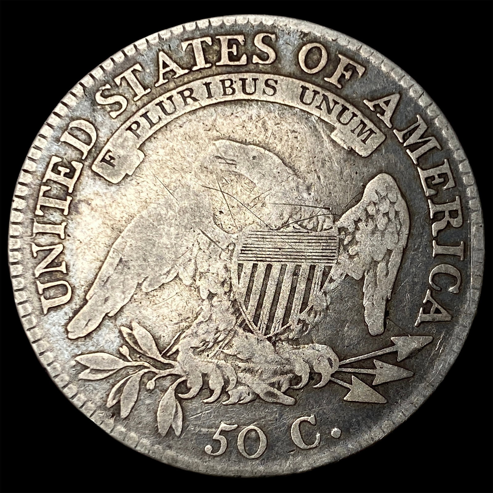1817/3 Capped Bust Half Dollar NICELY CIRCULATED - 2