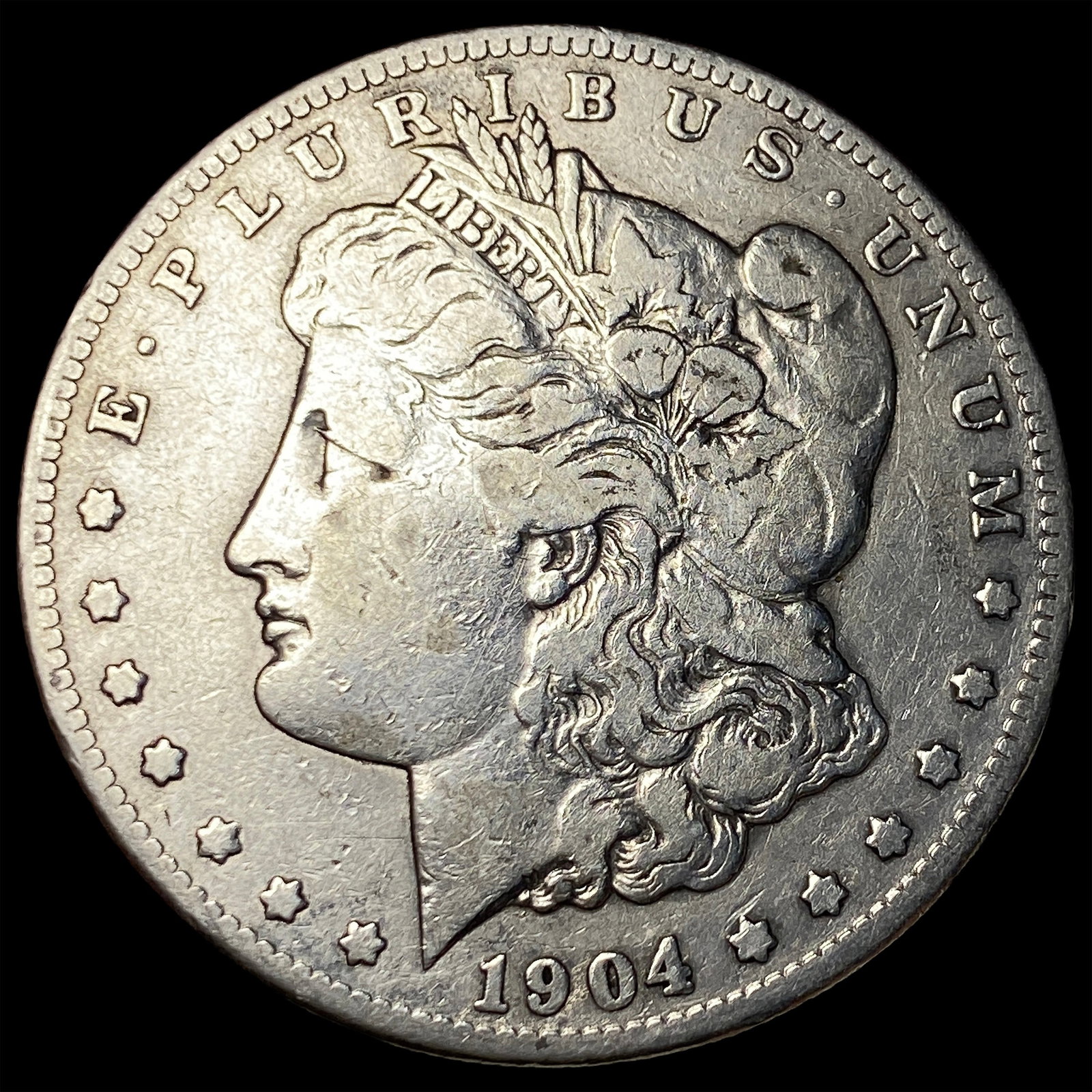 1904-S Silver Morgan Dollar LIGHTLY CIRCULATED: 1904-S Silver Morgan Dollar LIGHTLY CIRCULATED