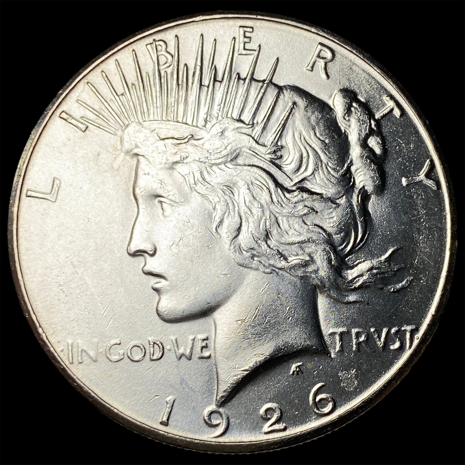 1926-S Silver Peace Dollar CHOICE BU: 1926-S Silver Peace Dollar CHOICE BU