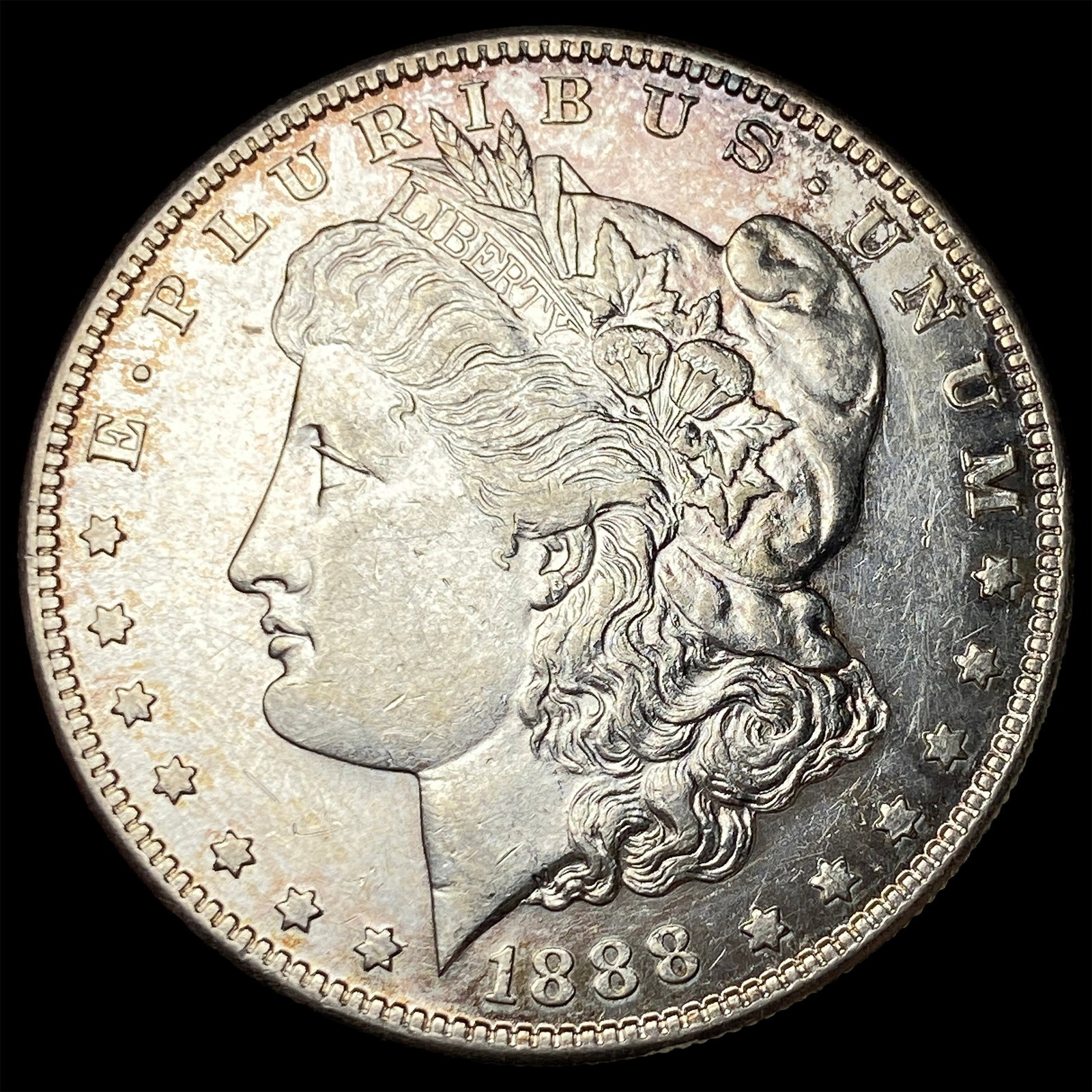 1888-S Silver Morgan Dollar CHOICE AU: 1888-S Silver Morgan Dollar CHOICE AU