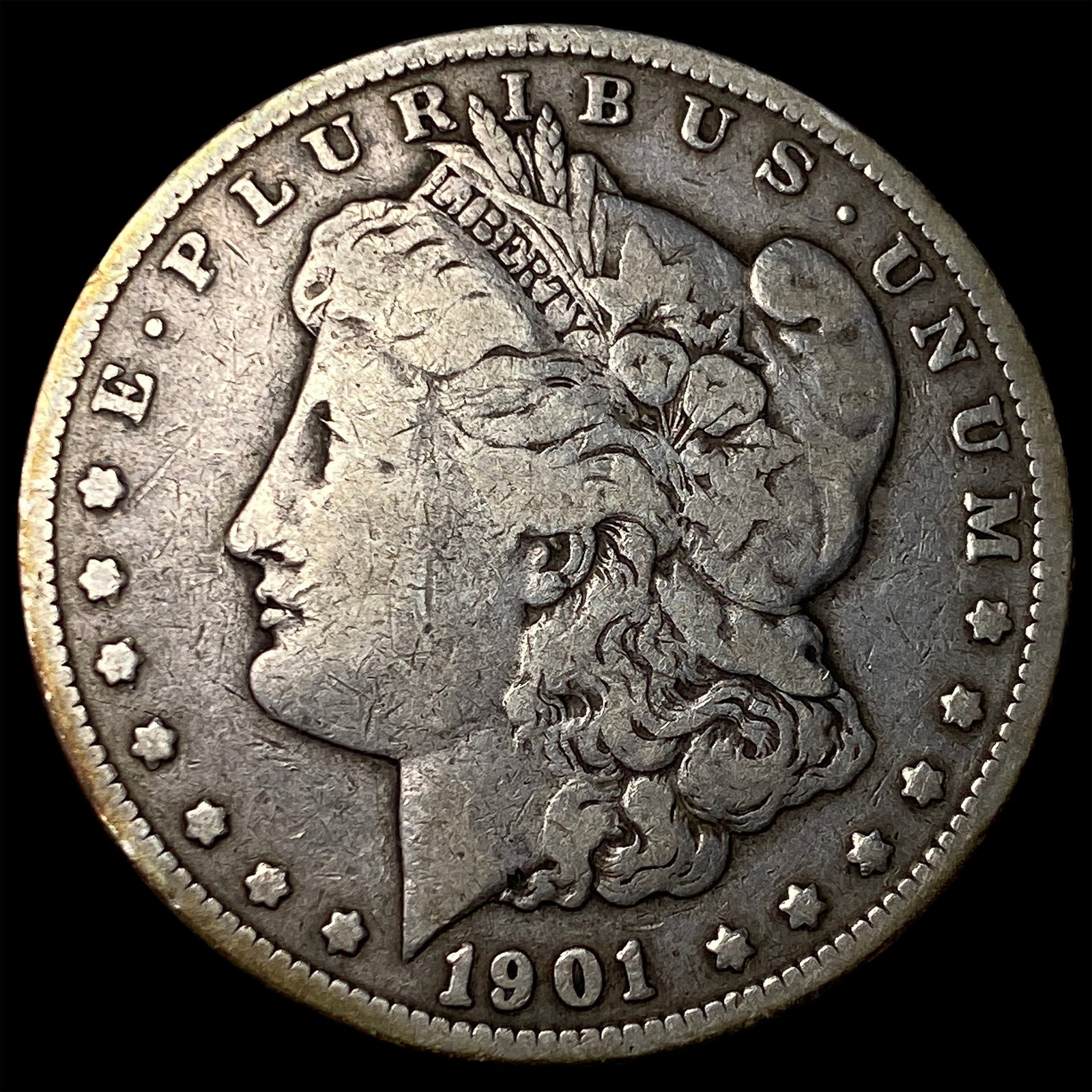 1901 Silver Morgan Dollar LIGHTLY CIRCULATED: 1901 Silver Morgan Dollar LIGHTLY CIRCULATED