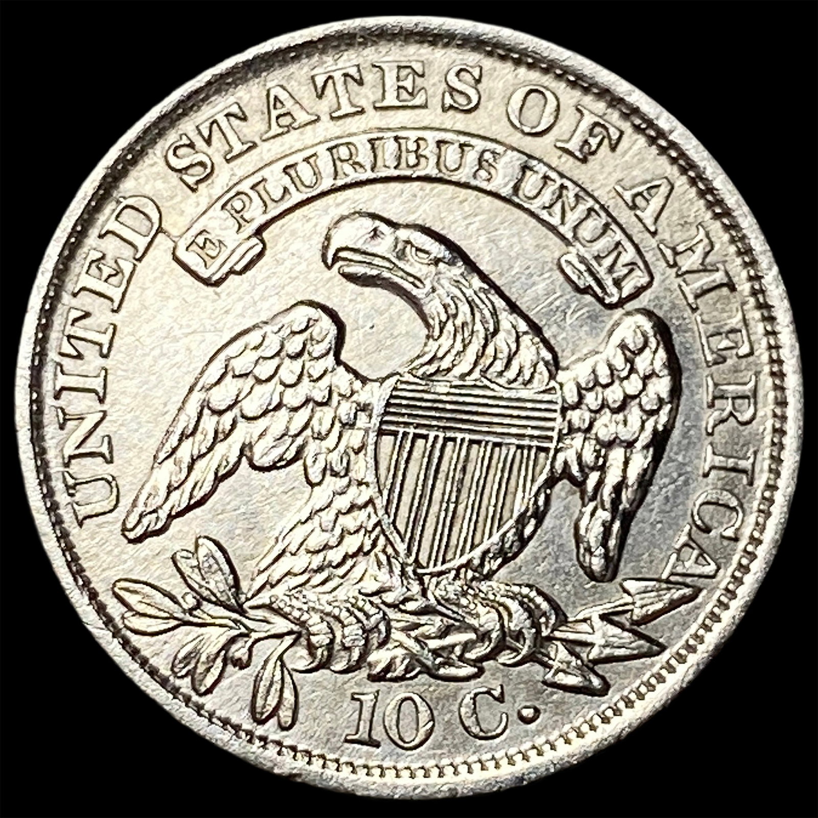 1833 Capped Bust Dime UNCIRCULATED - 2
