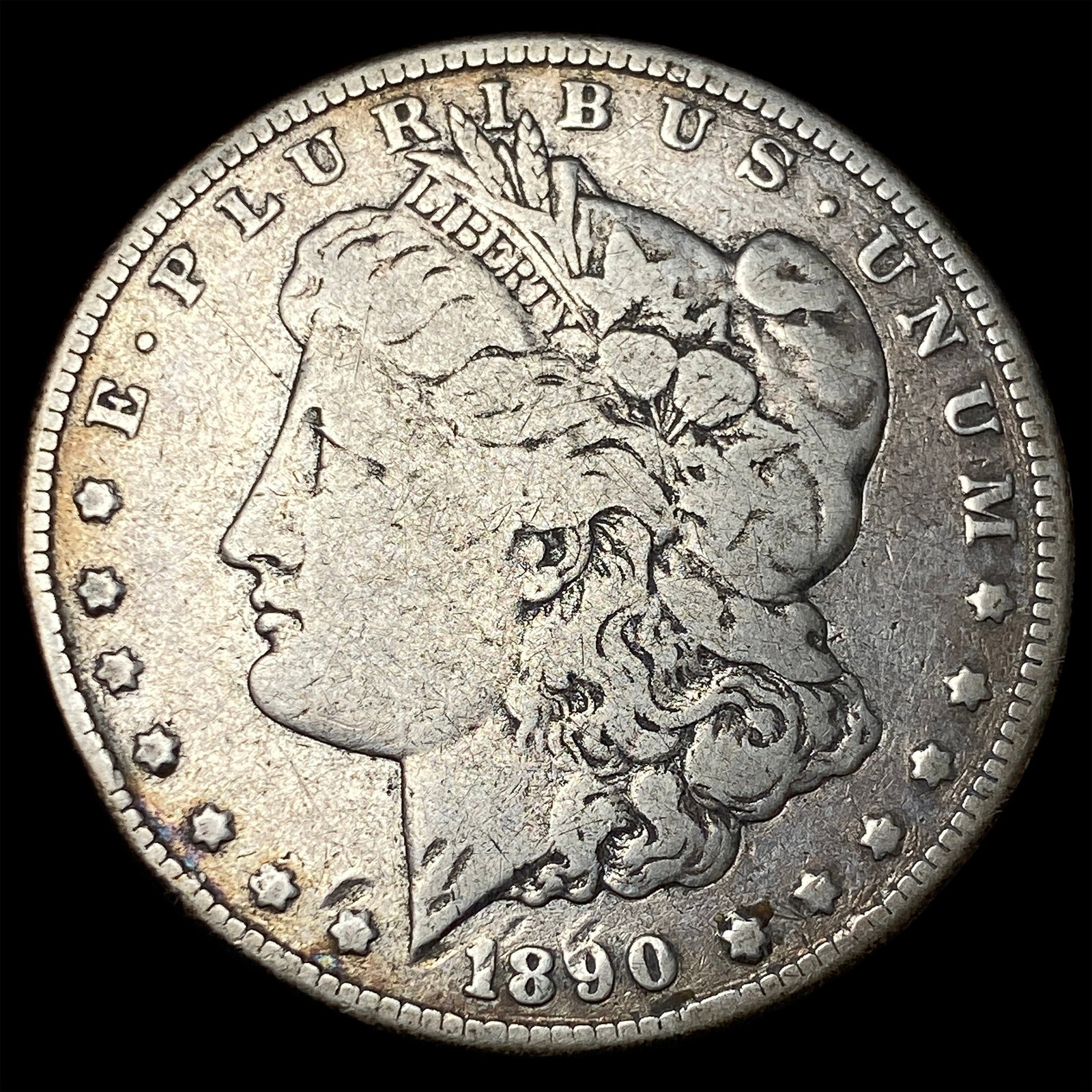 1890-CC Silver Morgan Dollar NICELY CIRCULATED: 1890-CC Silver Morgan Dollar NICELY CIRCULATED
