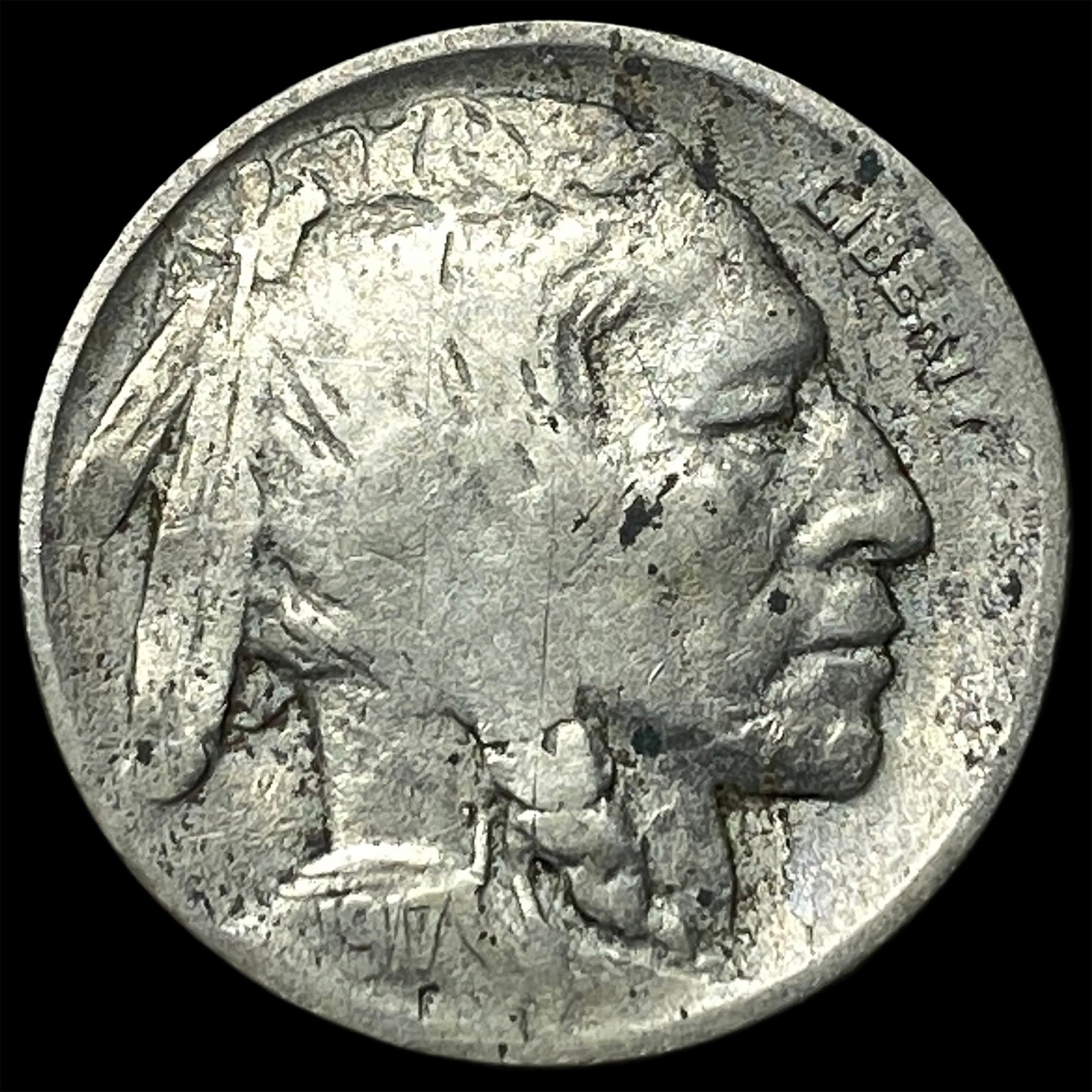 1914-D Buffalo Nickel LIGHTLY CIRCULATED: 1914-D Buffalo Nickel LIGHTLY CIRCULATED