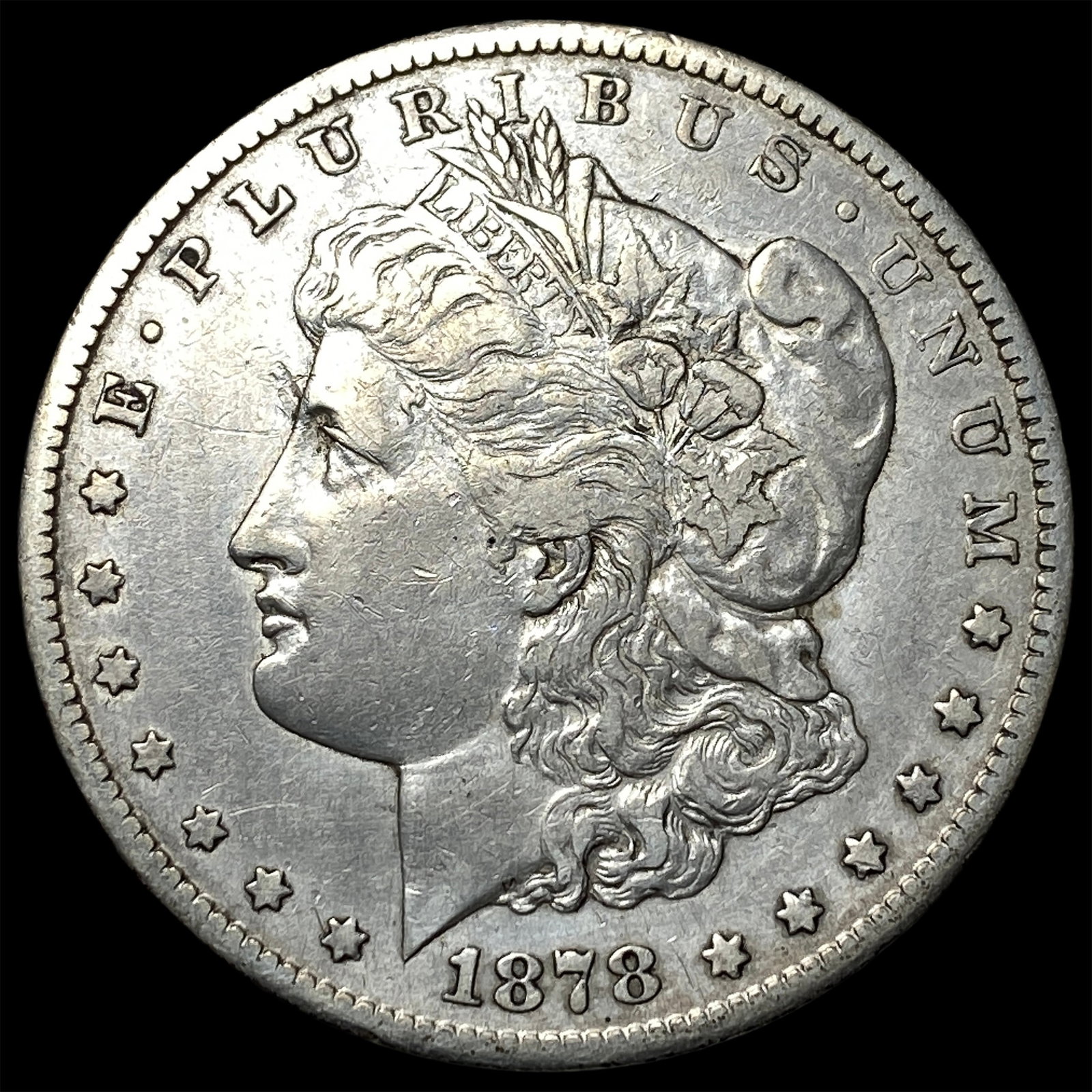 1878-CC Silver Morgan Dollar NEARLY UNCIRCULATED: 1878-CC Silver Morgan Dollar NEARLY UNCIRCULATED