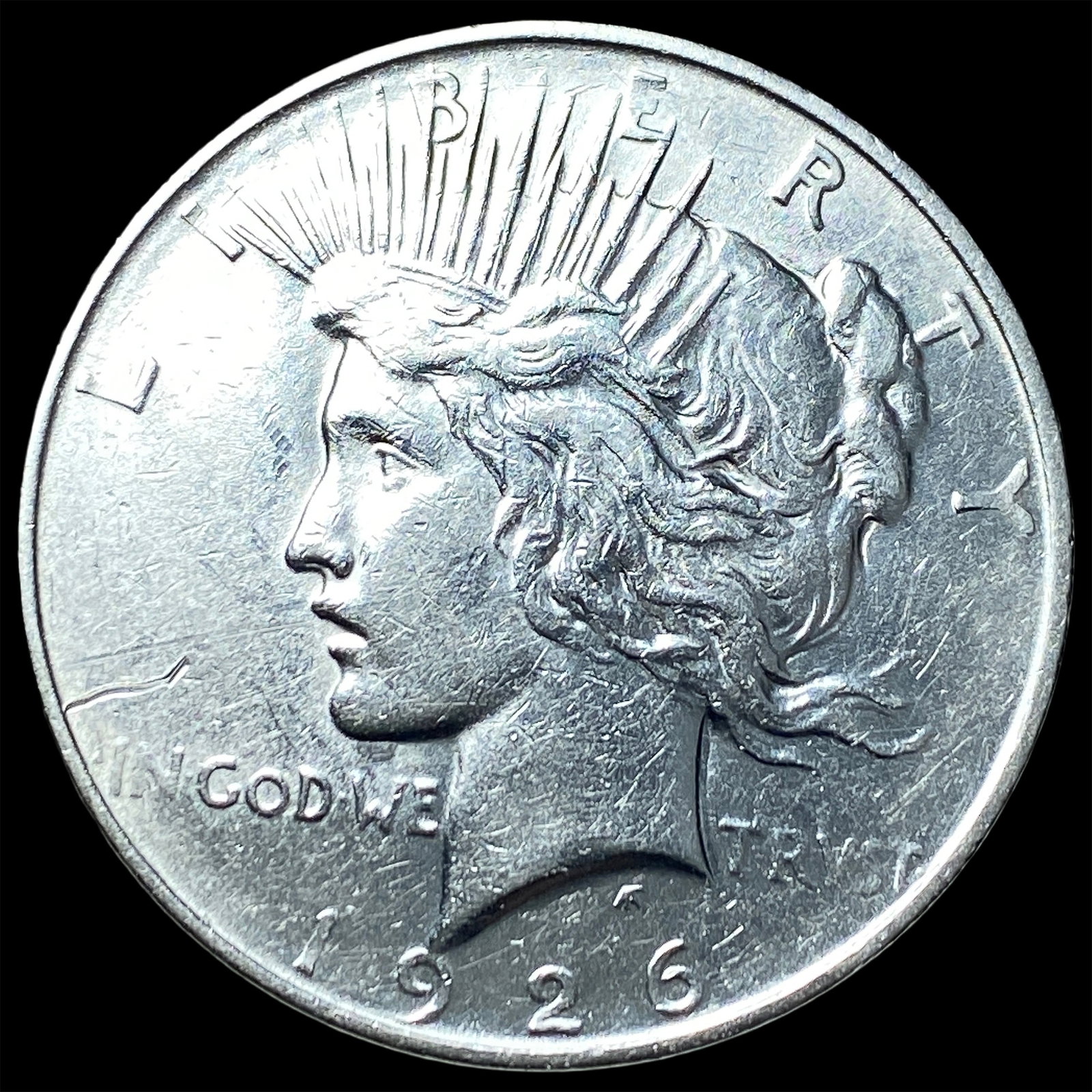 1926 Silver Peace Dollar NEARLY UNCIRCULATED: 1926 Silver Peace Dollar NEARLY UNCIRCULATED