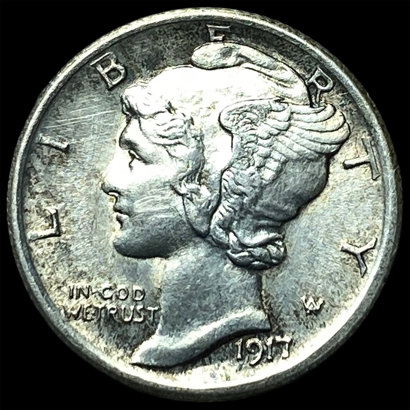1917 Mercury Dime UNCIRCULATED: 1917 Mercury Dime UNCIRCULATED