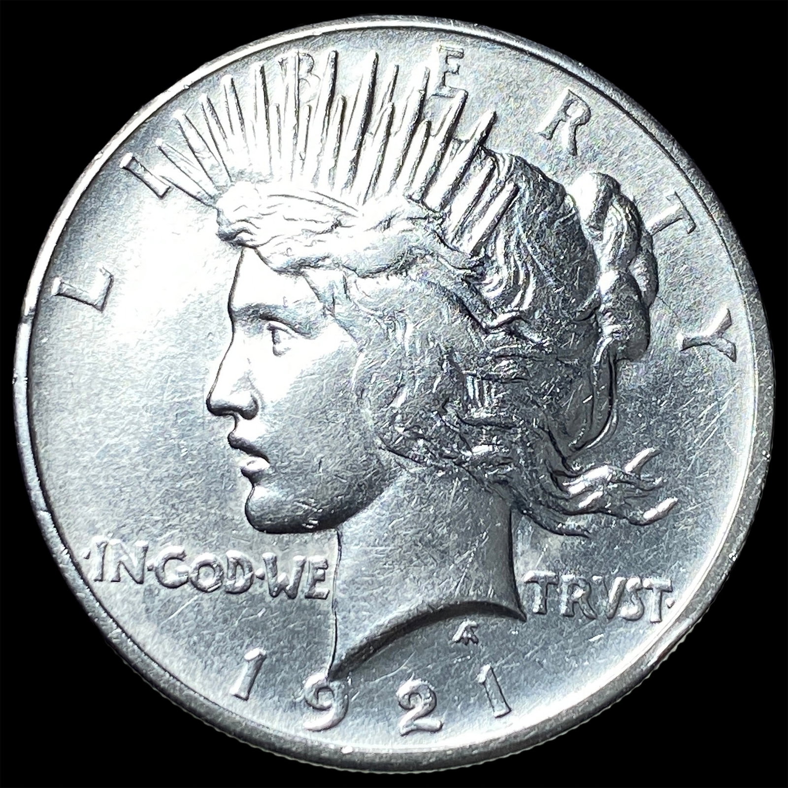 1921 Silver Peace Dollar CLOSELY UNCIRCULATED: 1921 Silver Peace Dollar CLOSELY UNCIRCULATED