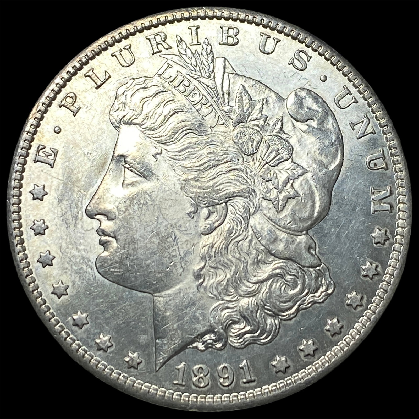 1891-S Silver Morgan Dollar CLOSELY UNCIRCULATED (1 of 2)