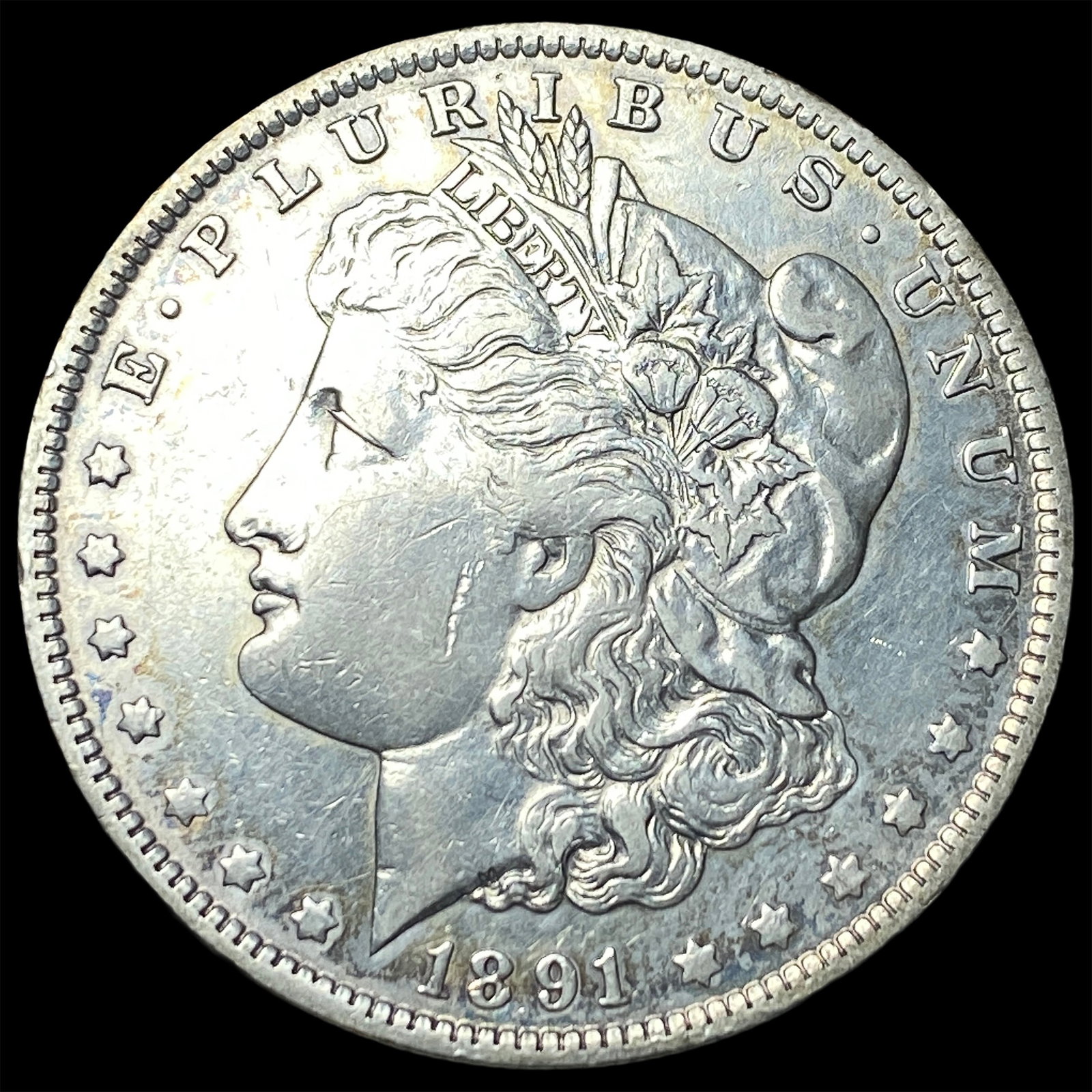 1891-O Silver Morgan Dollar NEARLY UNCIRCULATED: 1891-O Silver Morgan Dollar NEARLY UNCIRCULATED