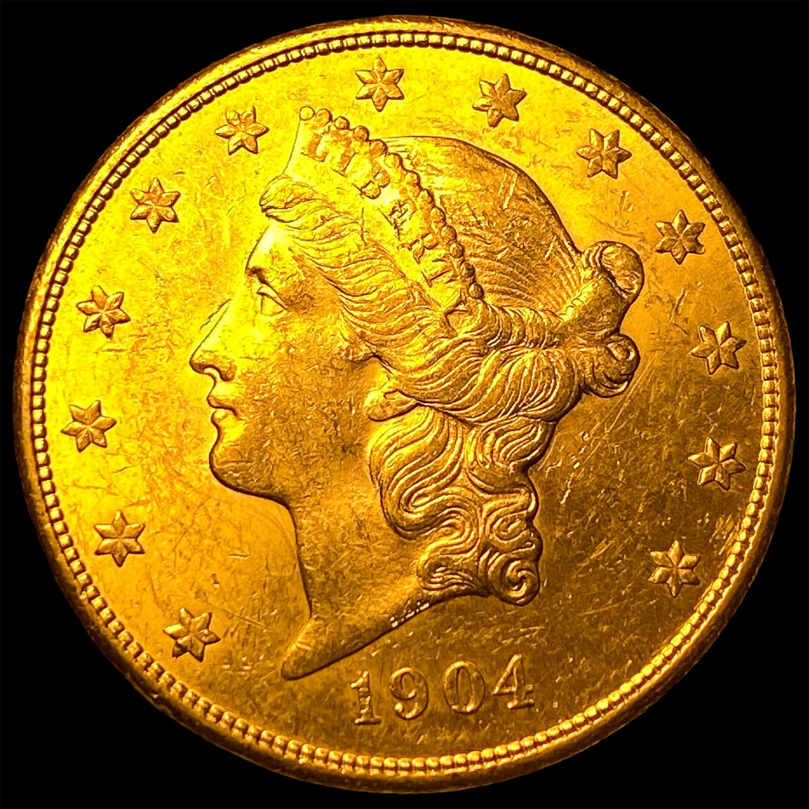 1904-S Gold $20 Liberty Head Double Eagle UNCIRCULATED: 1904-S Gold $20 Liberty Head Double Eagle UNCIRCULATED