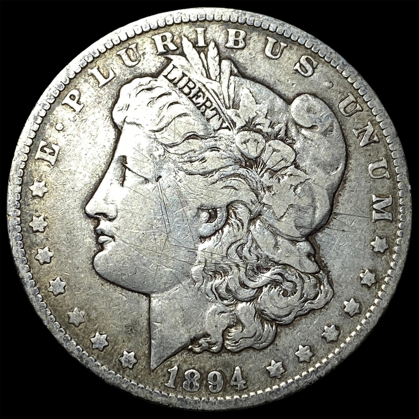 1894-O Silver Morgan Dollar NEARLY UNCIRCULATED: 1894-O Silver Morgan Dollar NEARLY UNCIRCULATED