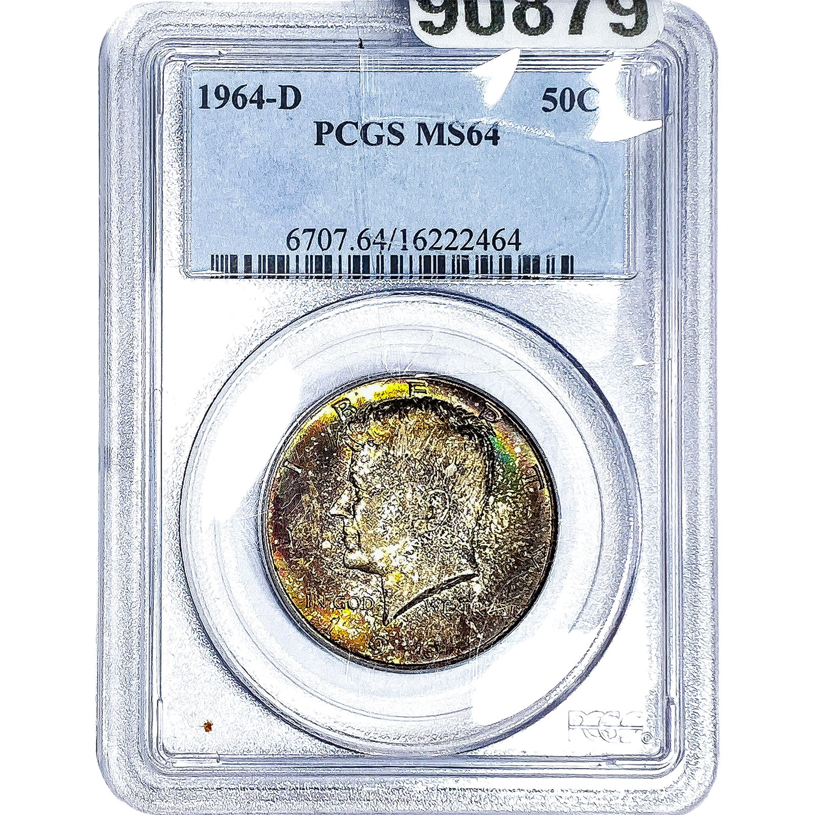 1964-D Kennedy Half Dollar PCGS MS64: 1964-D Kennedy Half Dollar PCGS MS64