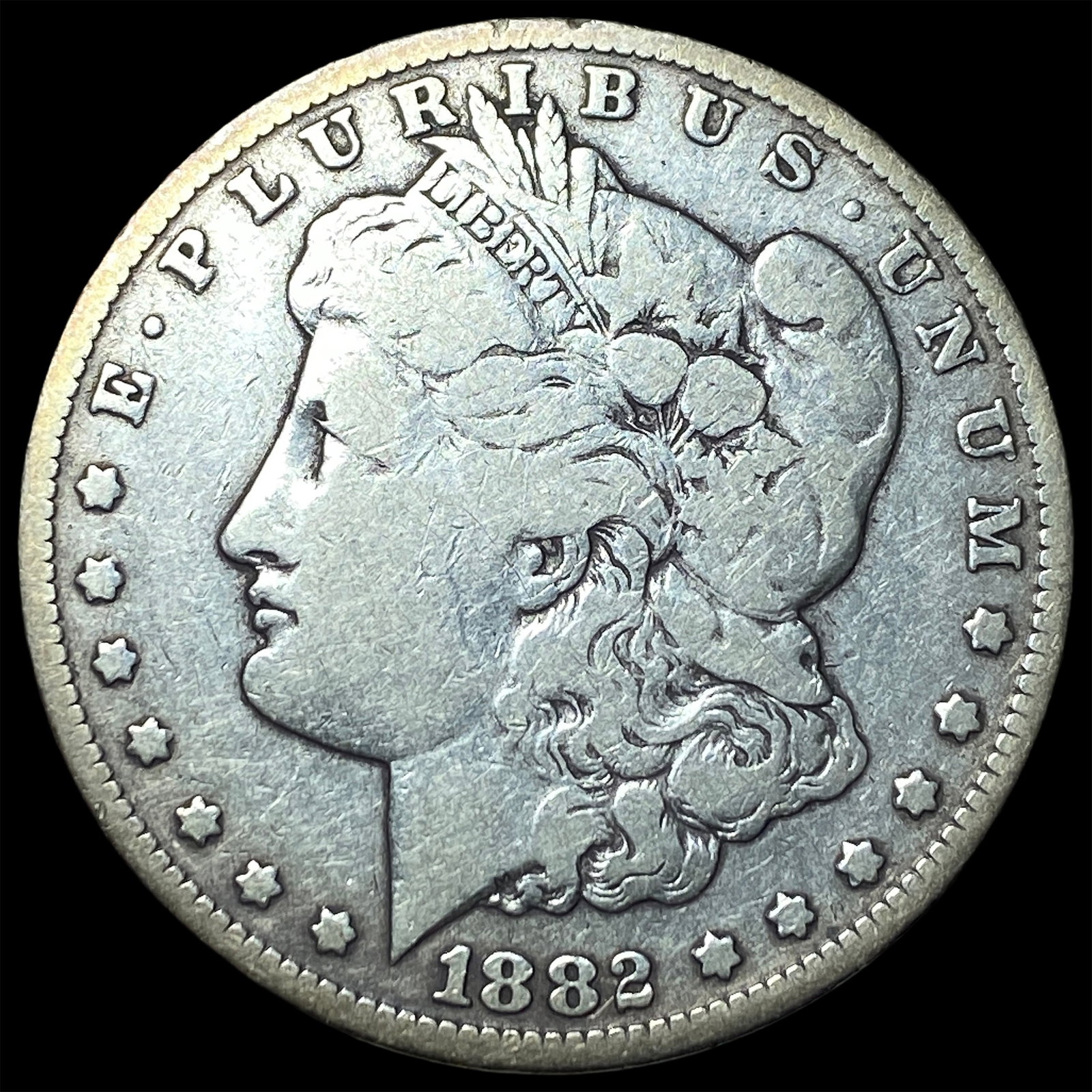 1882-CC Silver Morgan Dollar NICELY CIRCULATED: 1882-CC Silver Morgan Dollar NICELY CIRCULATED