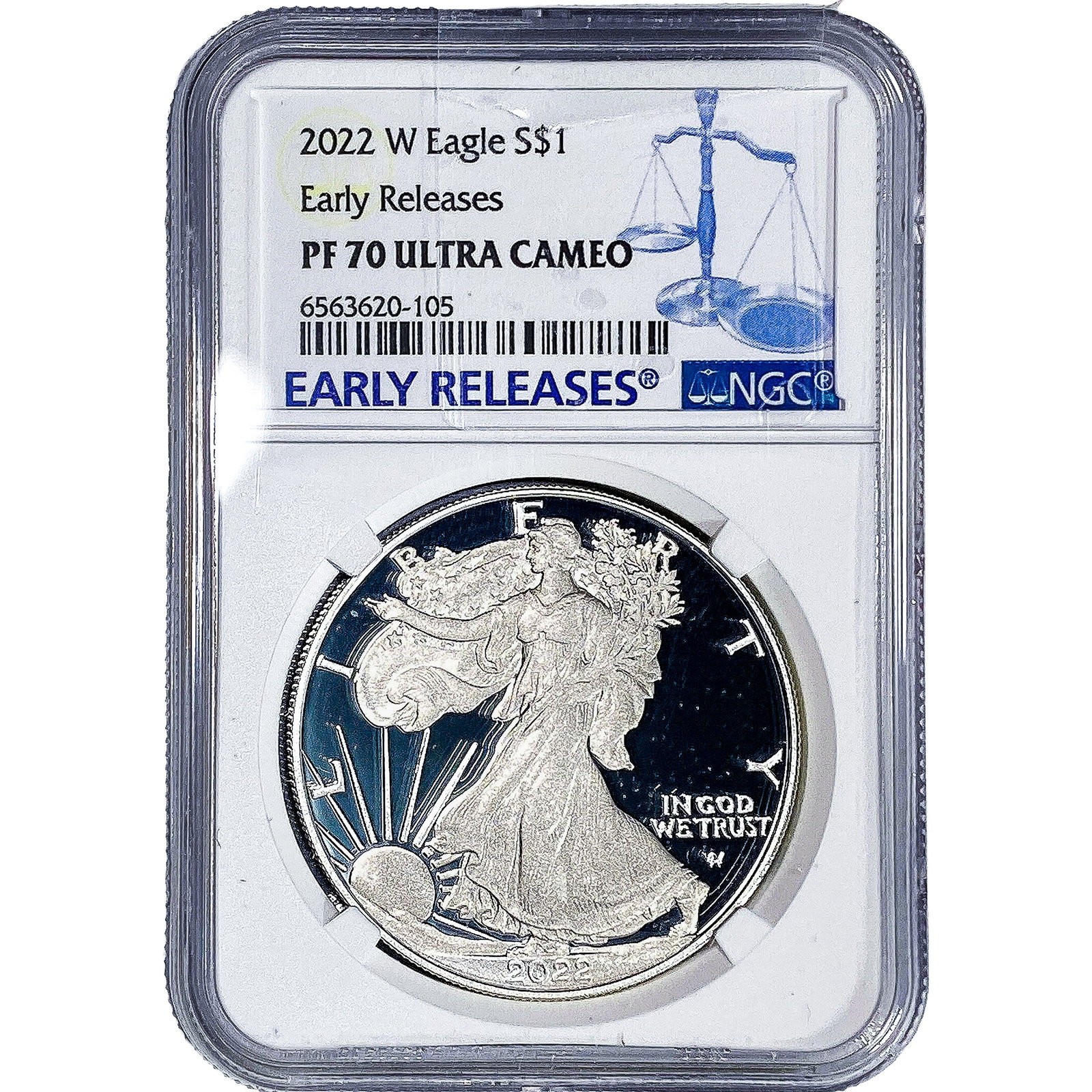 2022-W Silver Eagle NGC PF70 Ultra Cameo: 2022-W Silver Eagle NGC PF70 Ultra Cameo