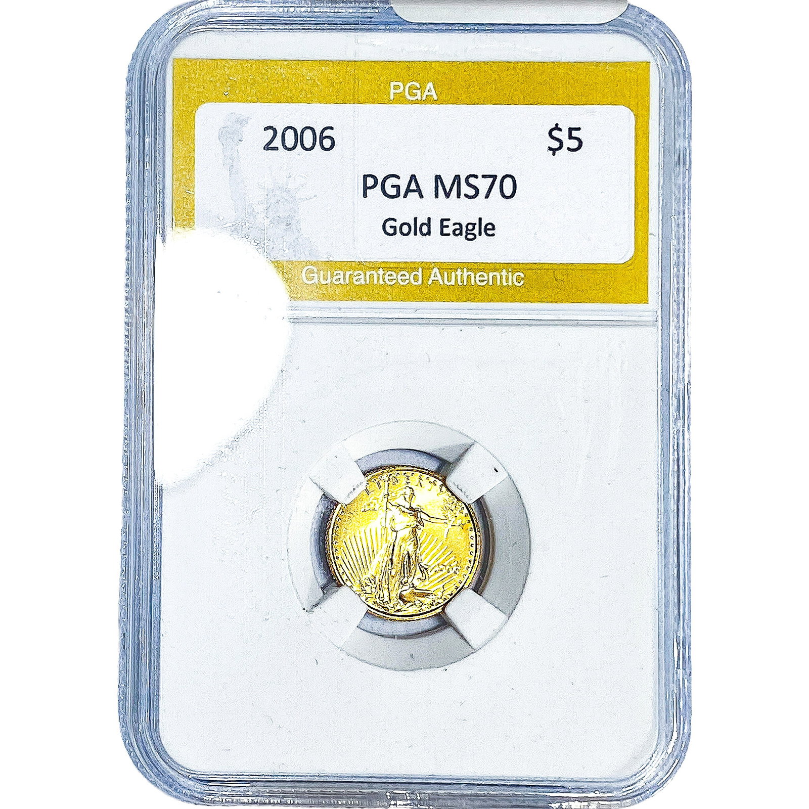 2006 1/10oz $5 Gold Eagle PGA MS70: 2006 1/10oz $5 Gold Eagle PGA MS70