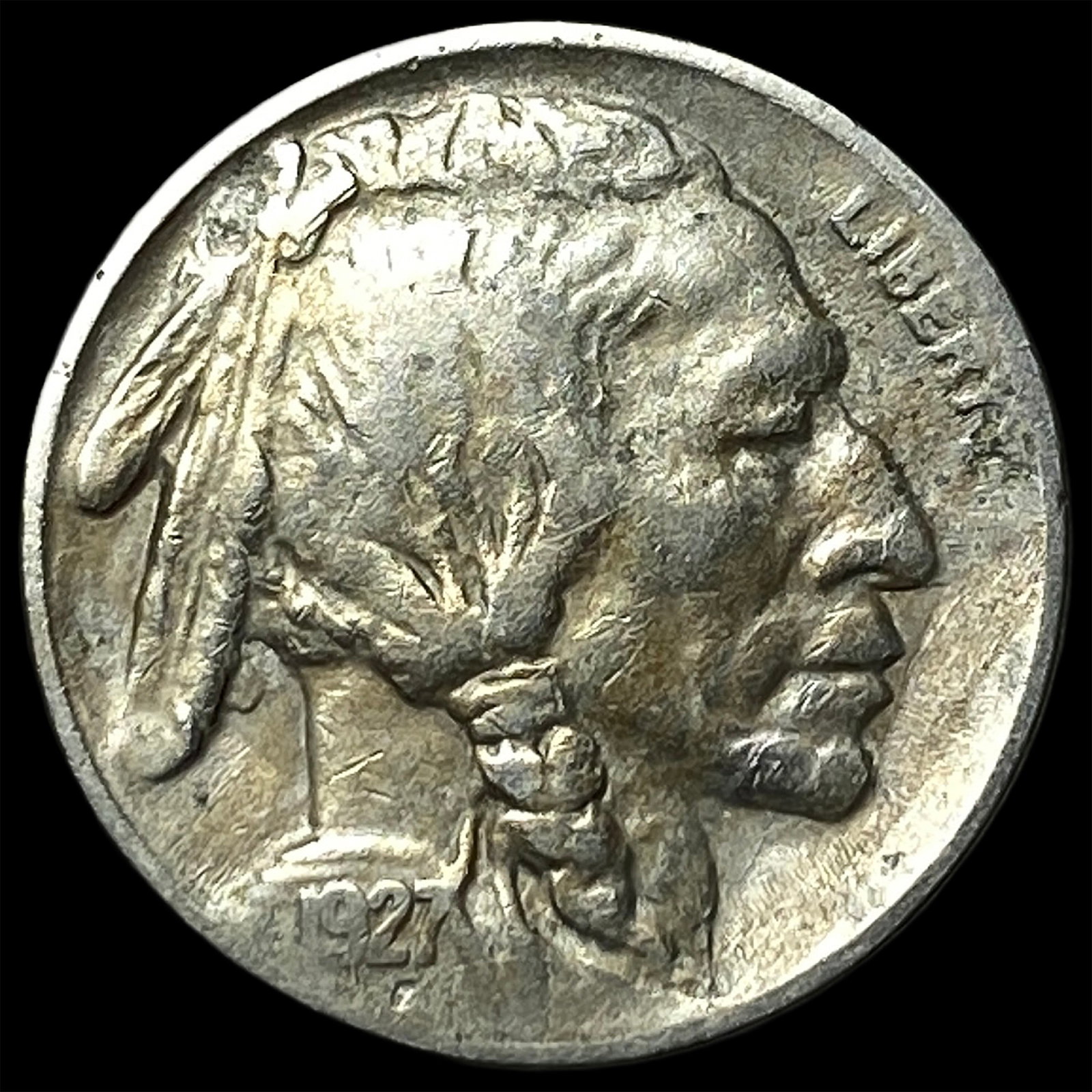 1927-S Buffalo Nickel NEARLY UNCIRCULATED: 1927-S Buffalo Nickel NEARLY UNCIRCULATED