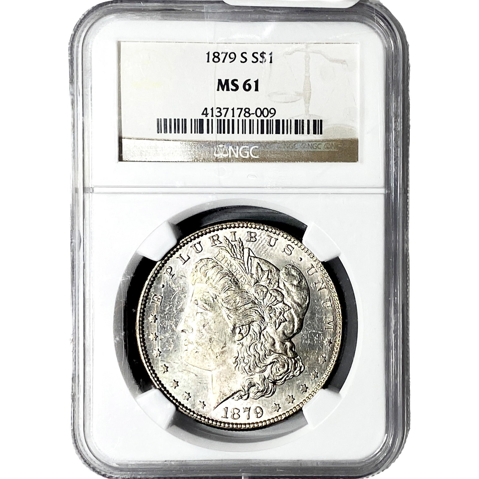 1879-S Morgan Silver Dollar NGC MS61 (1 of 2)