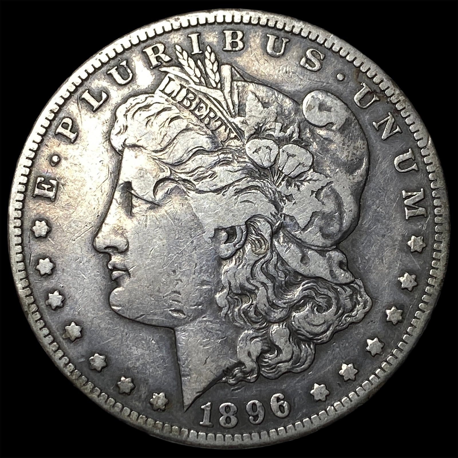 1896-S Silver Morgan Dollar LIGHTLY CIRCULATED: 1896-S Silver Morgan Dollar LIGHTLY CIRCULATED