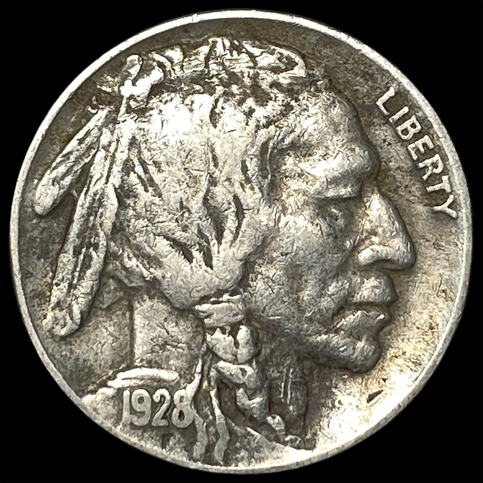 1928-S Buffalo Nickel LIGHTLY CIRCULATED: 1928-S Buffalo Nickel LIGHTLY CIRCULATED