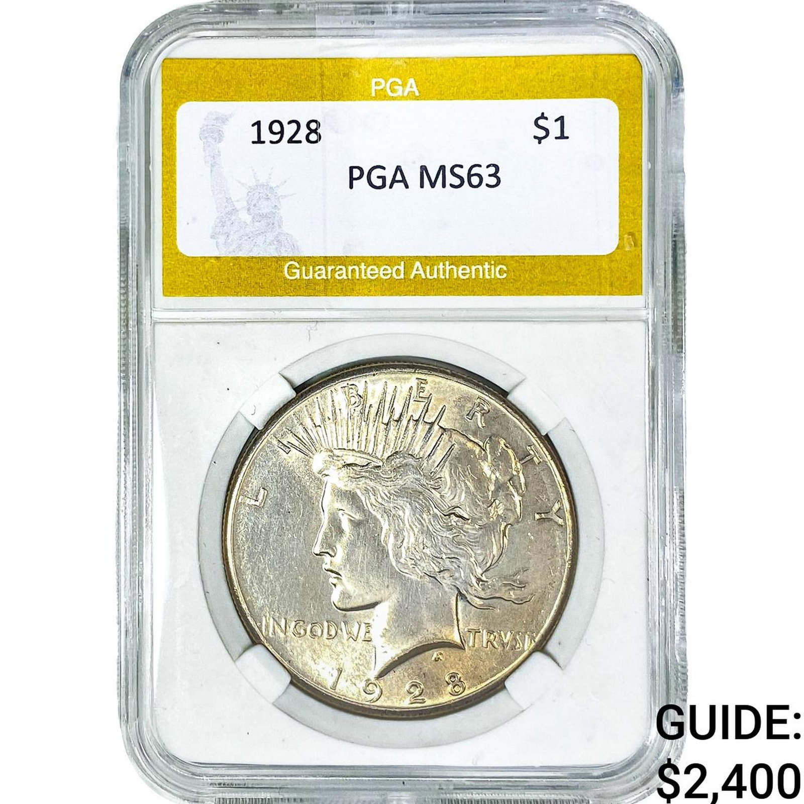 1928 Morgan Silver Dollar PGA MS63 (1 of 2)