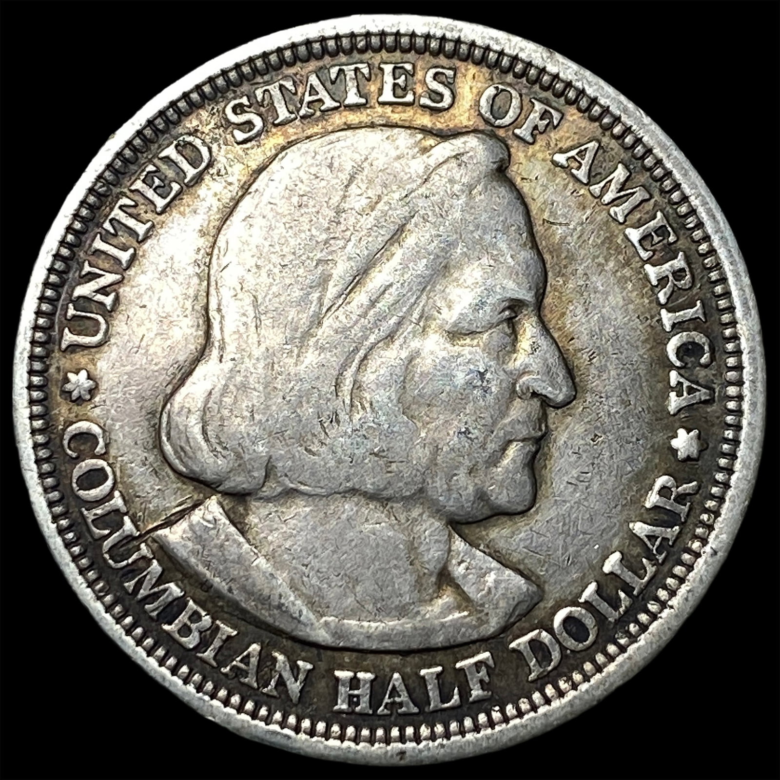 1893 Silver Columbian Expo Half Dollar LIGHTLY CIRCULATED (1 of 2)