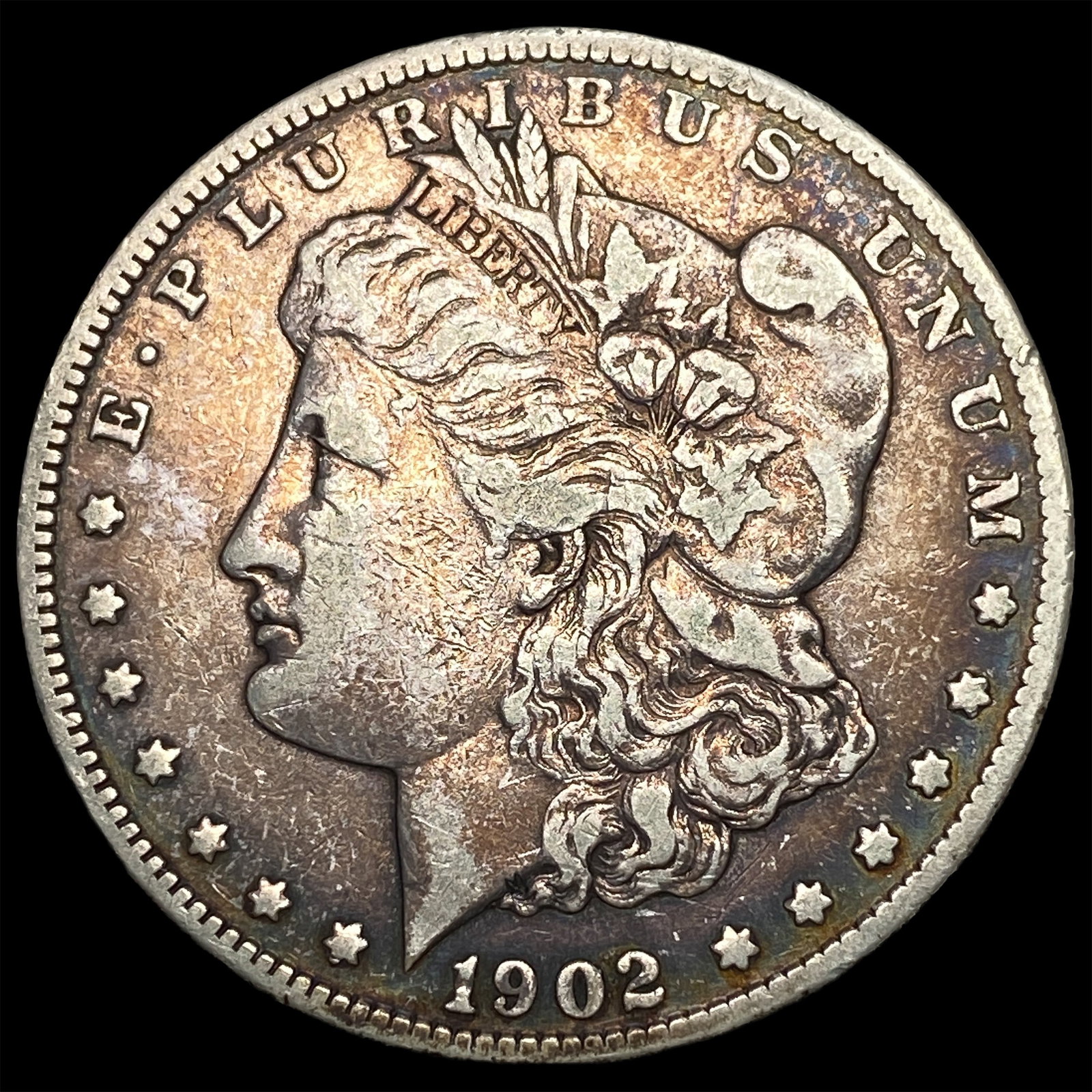 1902-S Silver Morgan Dollar ABOUT UNCIRCULATED (1 of 2)