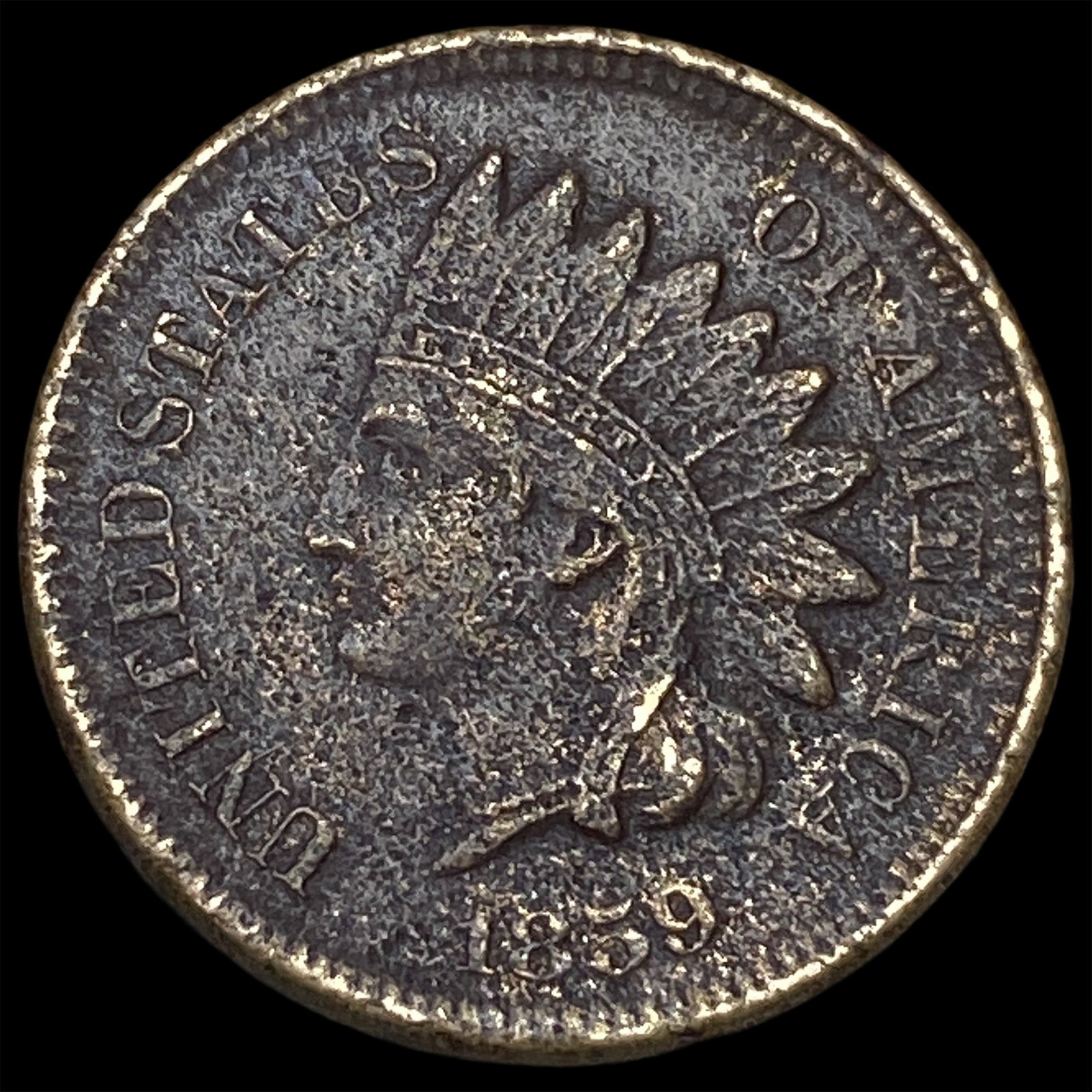 1859 Indian Head Cent HIGH GRADE (1 of 2)