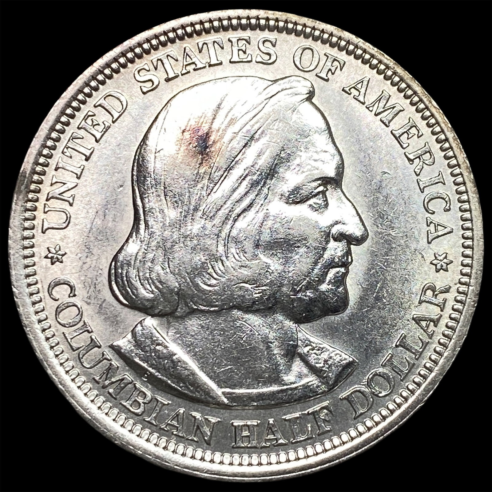 1893 Silver Columbian Expo Half Dollar CLOSELY UNCIRCULATED (1 of 2)