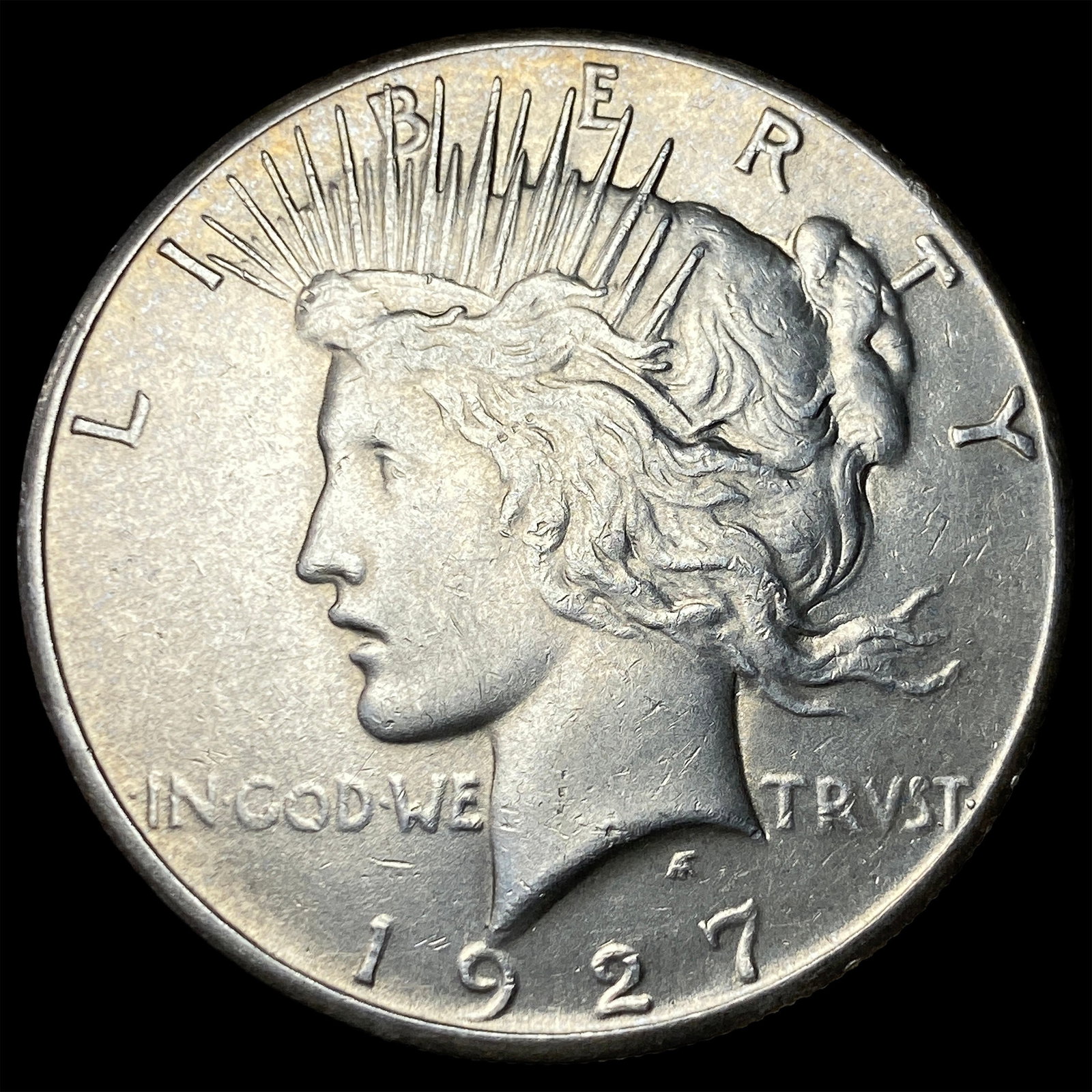 1927 Silver Peace Dollar CLOSELY UNCIRCULATED: 1927 Silver Peace Dollar CLOSELY UNCIRCULATED