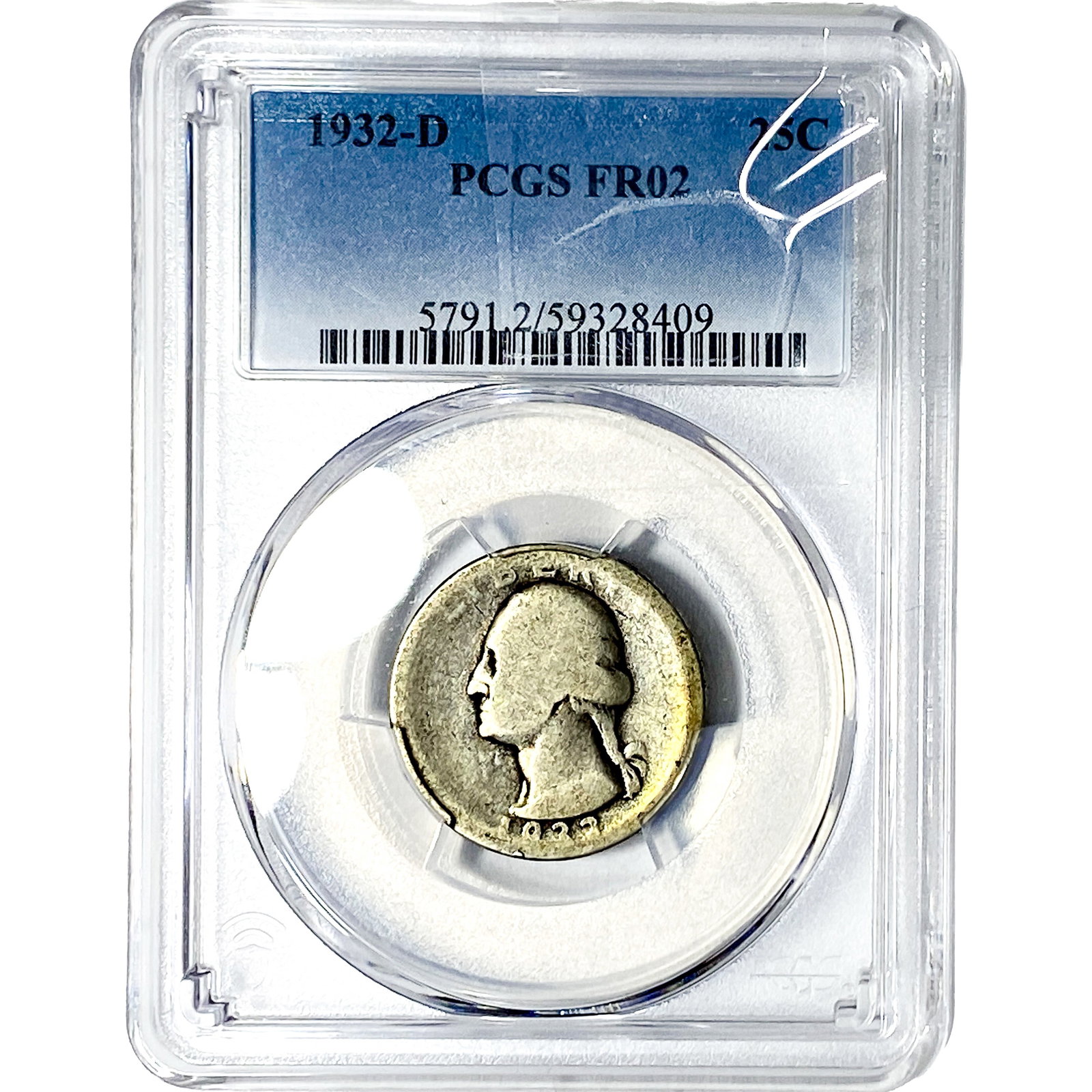 1932-D Washington Silver Quarter PCGS FR02 (1 of 2)