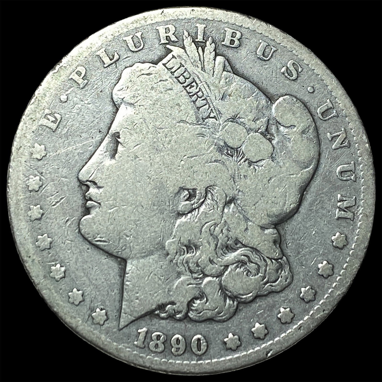 1890-CC Silver Morgan Dollar NICELY CIRCULATED (1 of 2)