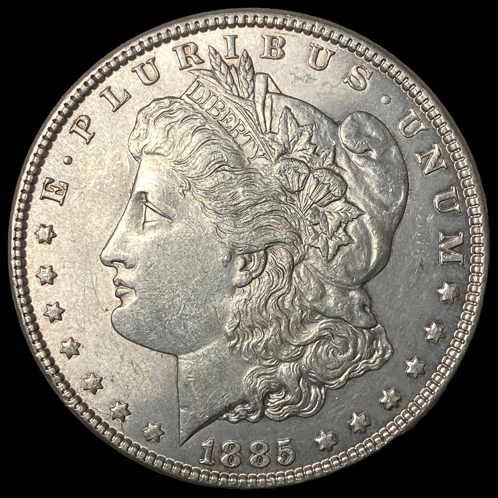 1885 Silver Morgan Dollar GEM BU (1 of 2)