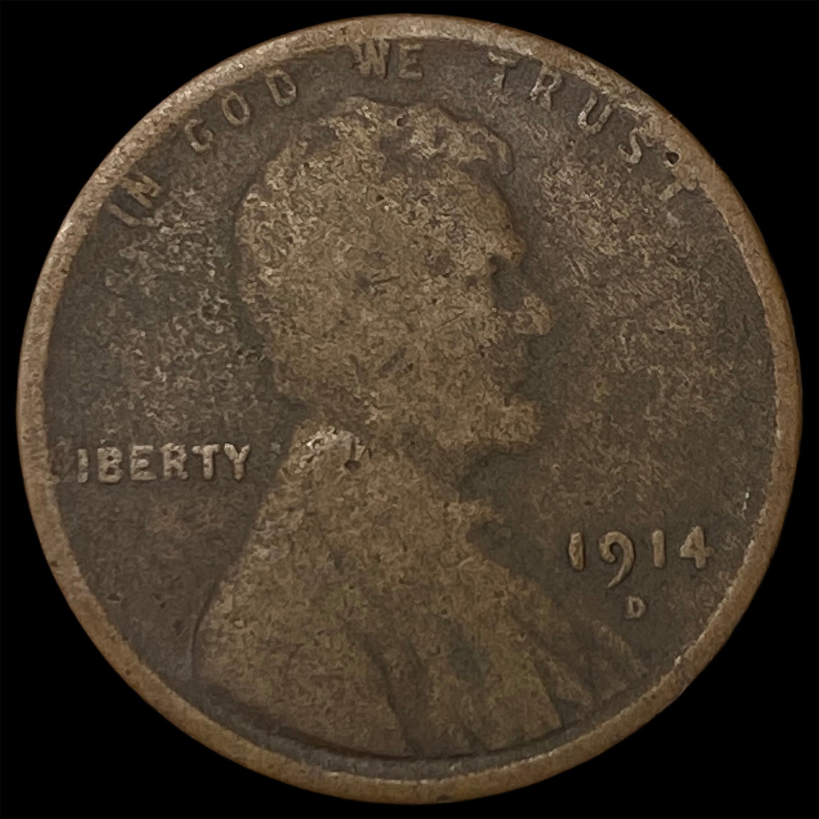 1914-D Lincoln Wheat Cent NICELY CIRCULATED (1 of 2)