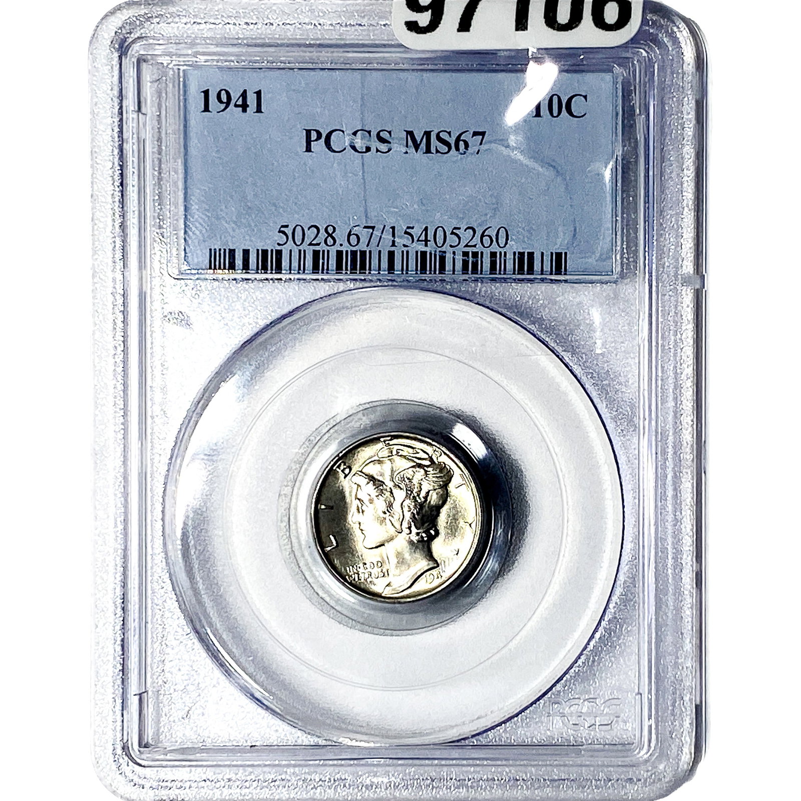 1941 Mercury Silver Dime PCGS MS67 (1 of 2)