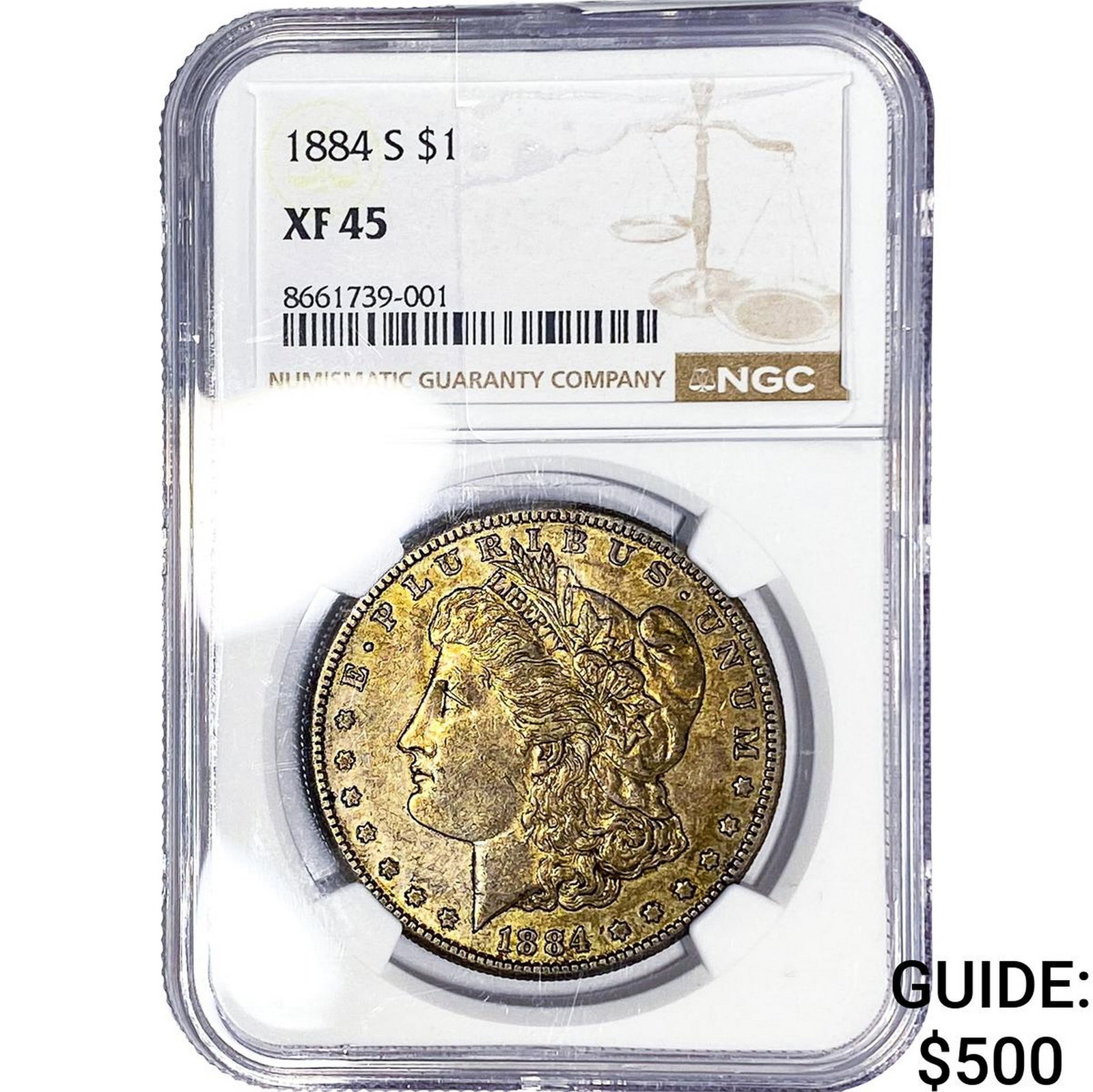 1884-S Morgan Silver Dollar NGC XF45 (1 of 2)