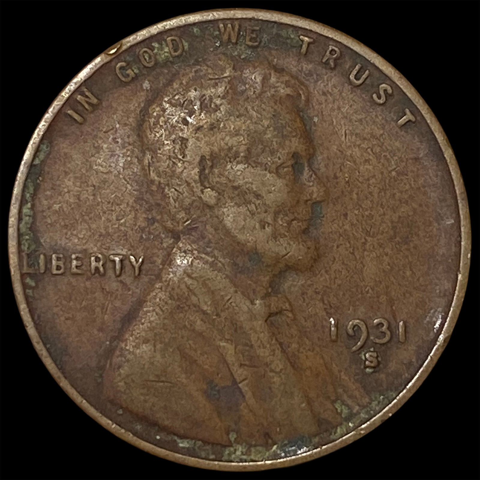 1931-S Lincoln Wheat Cent NICELY CIRCULATED (1 of 2)