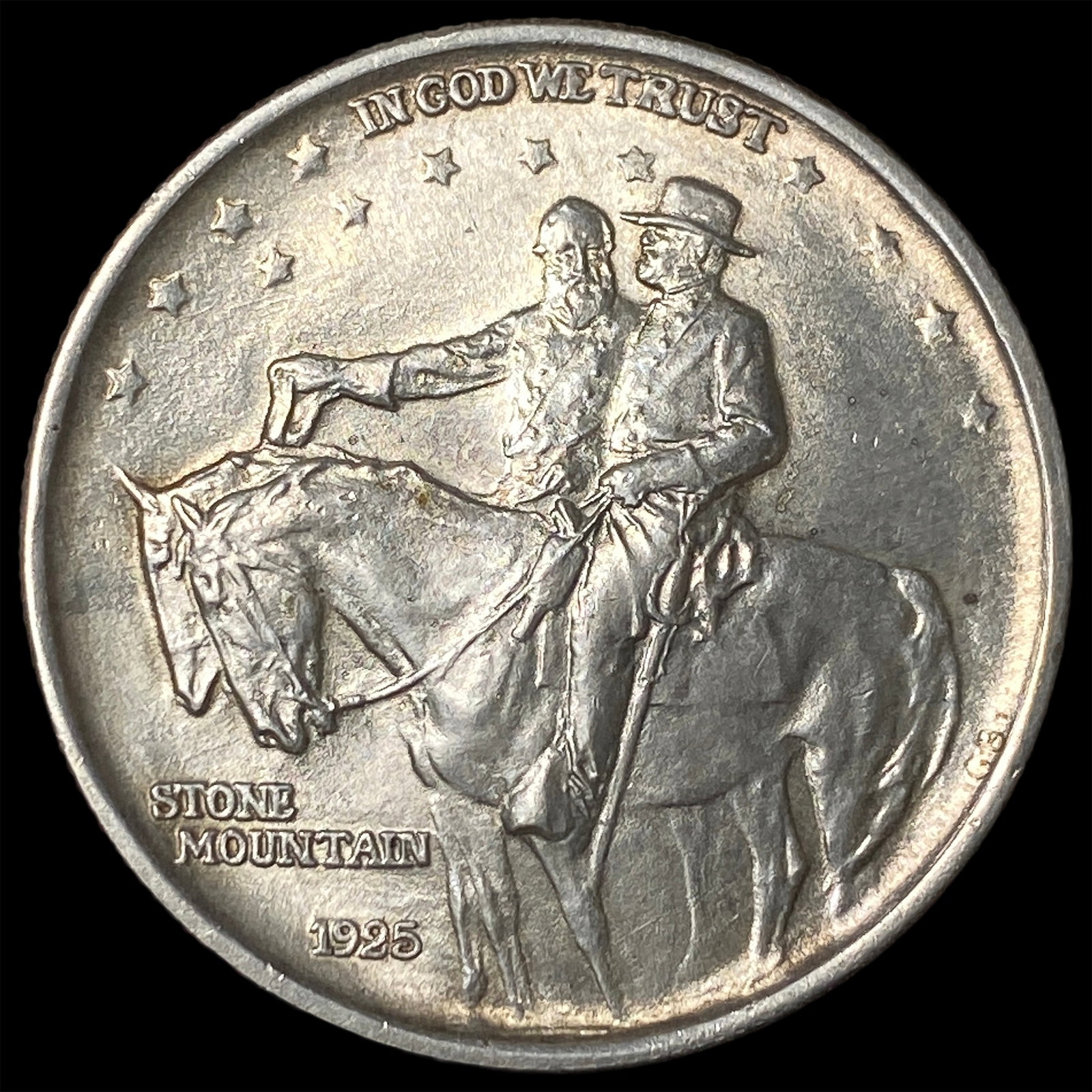 1925 Silver Stone Mountain Half Dollar UNCIRCULATED: 1925 Silver Stone Mountain Half Dollar UNCIRCULATED