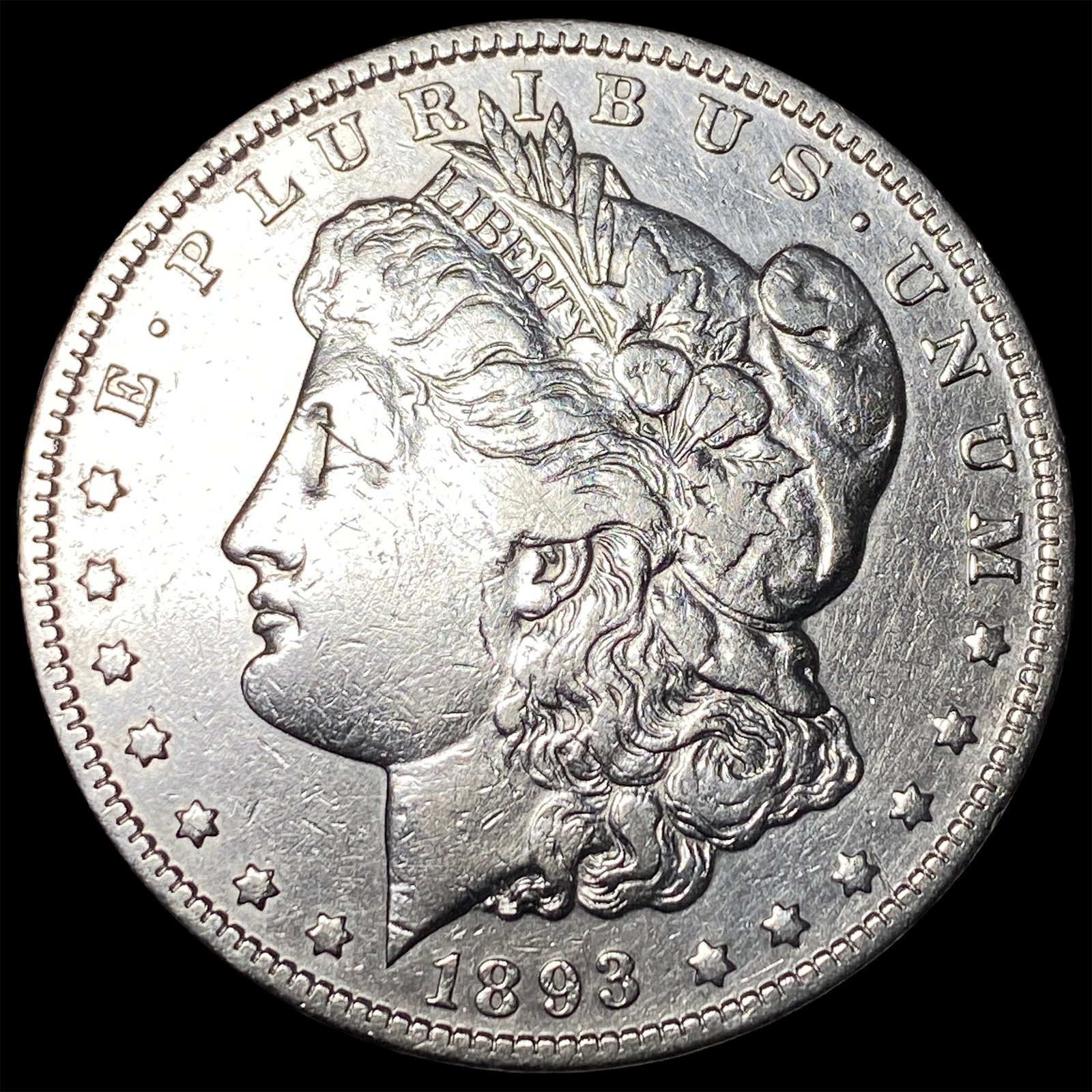 1893 Morgan Silver Dollar CLOSELY UNCIRCULATED (1 of 2)