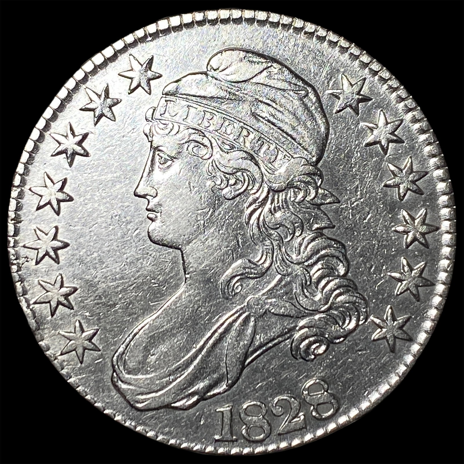 1828 Capped Bust Half Dollar UNCIRCULATED (1 of 2)